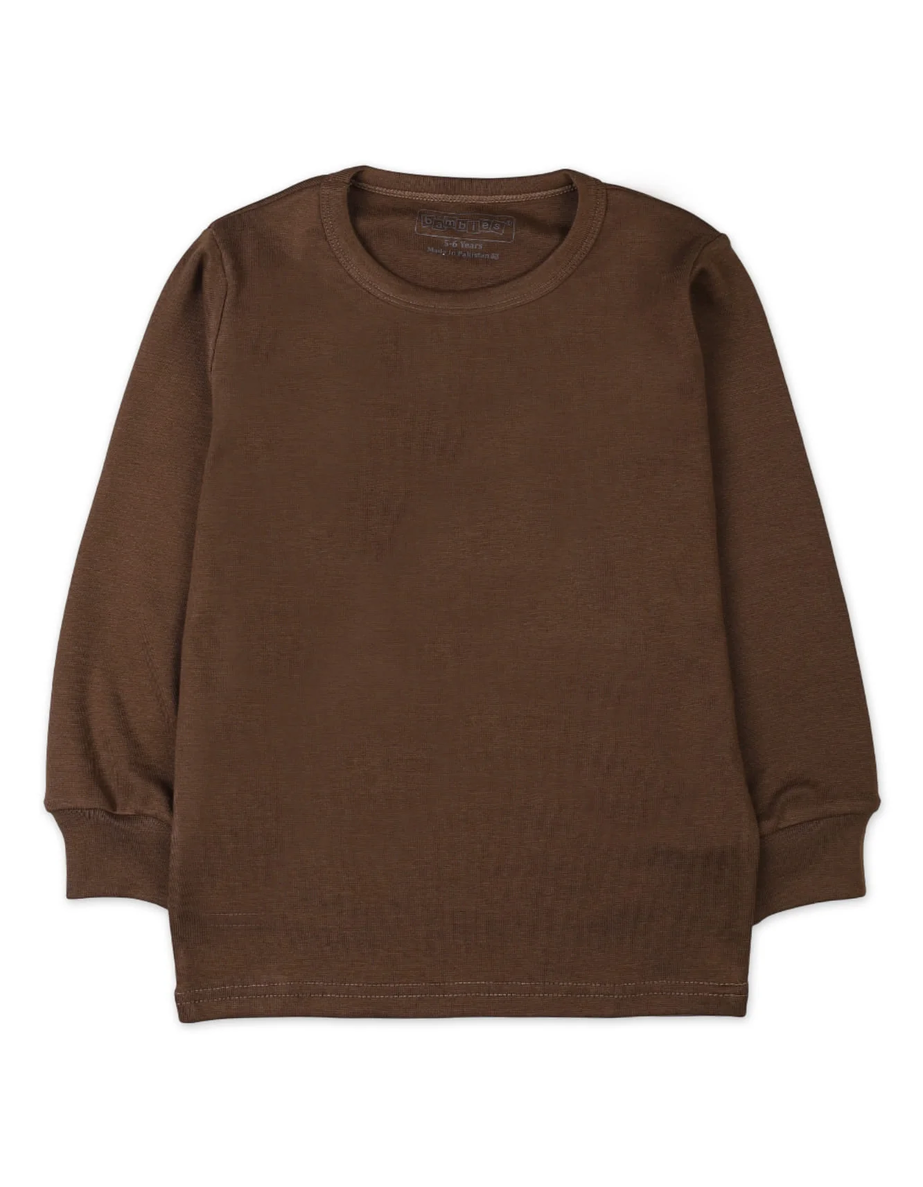 Boys Thermal Suit Set Bambies Brown at Zubaidas - Image 2
