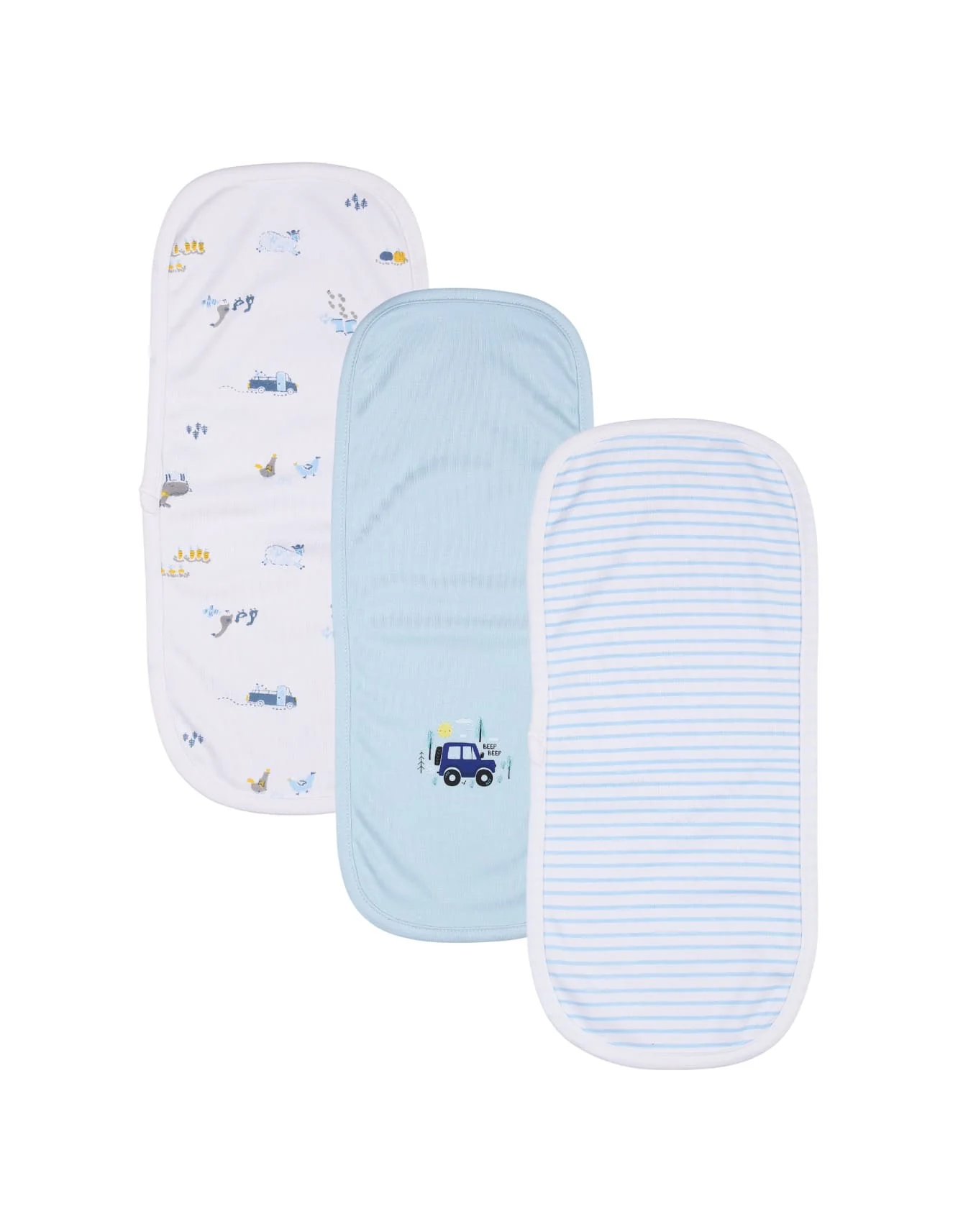 Bambies® Burp Cloths Pack of 3 Farmlands at Zubaidas Official™ Pakistan