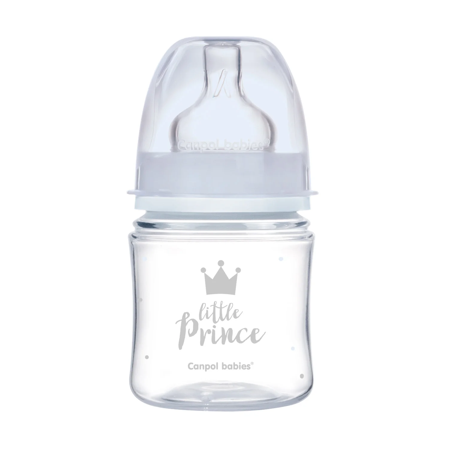 Canpol babies Anti colic Wide Neck Bottle 120 ML PP Easy Start ROYAL BABY Blue 35/233 at Zubaidas Official™