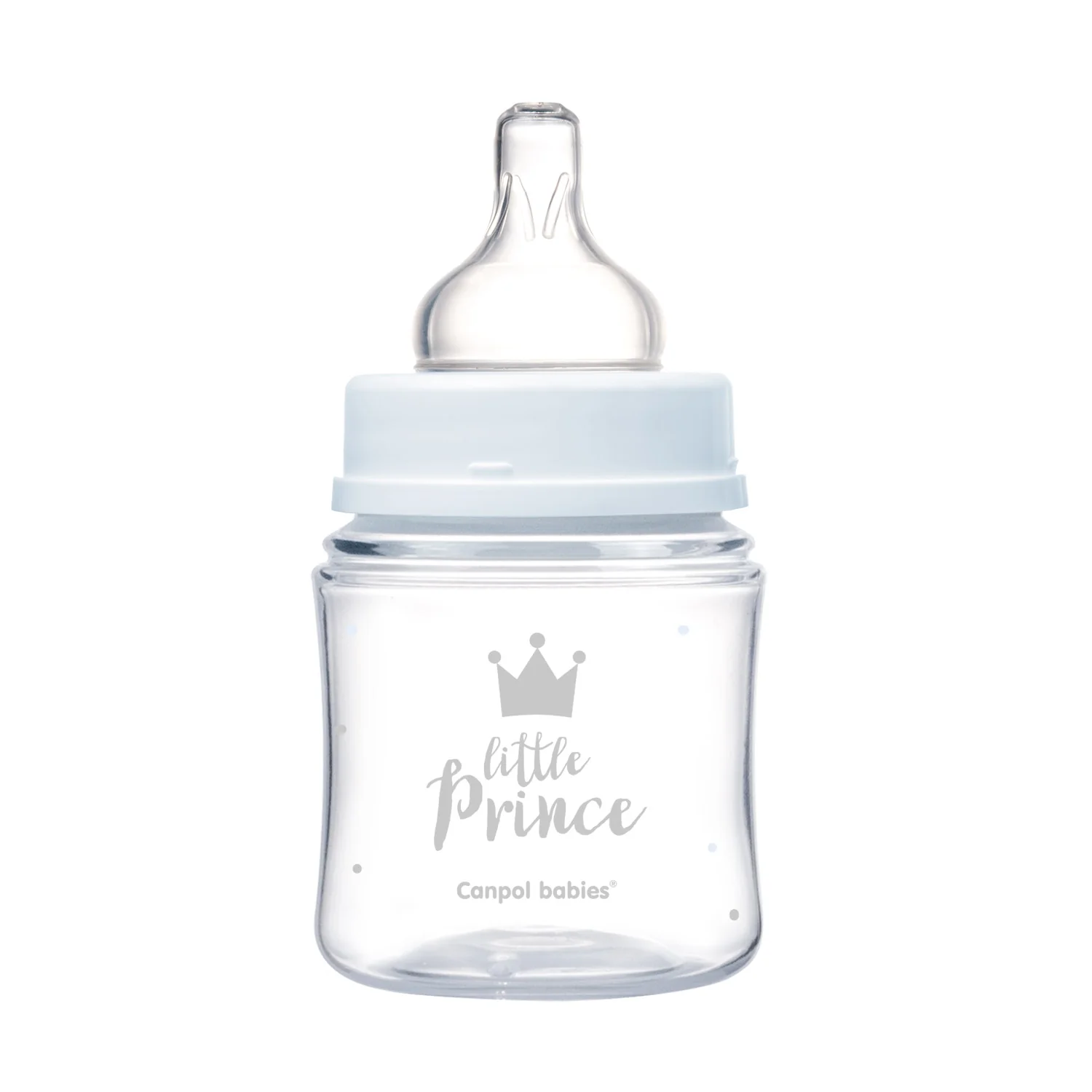 Canpol babies Anti colic Wide Neck Bottle 120 ML PP Easy Start ROYAL BABY Blue 35/233 at Zubaidas Official™ - Image 2