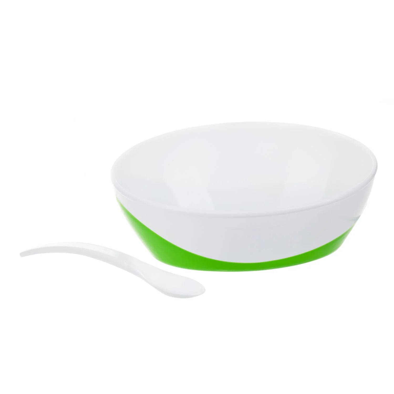 Canpol Babies Bowl with Spoon and Lid 350 ML LITTLE COW Green 31/406 at Zubaidas Official™ - Image 2