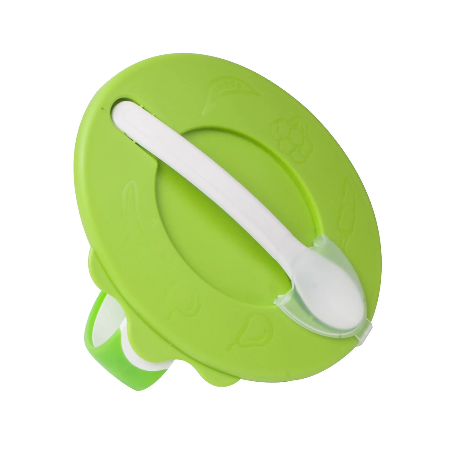 Canpol Babies Bowl with Spoon and Lid 350 ML LITTLE COW Green 31/406 at Zubaidas Official™ - Image 3
