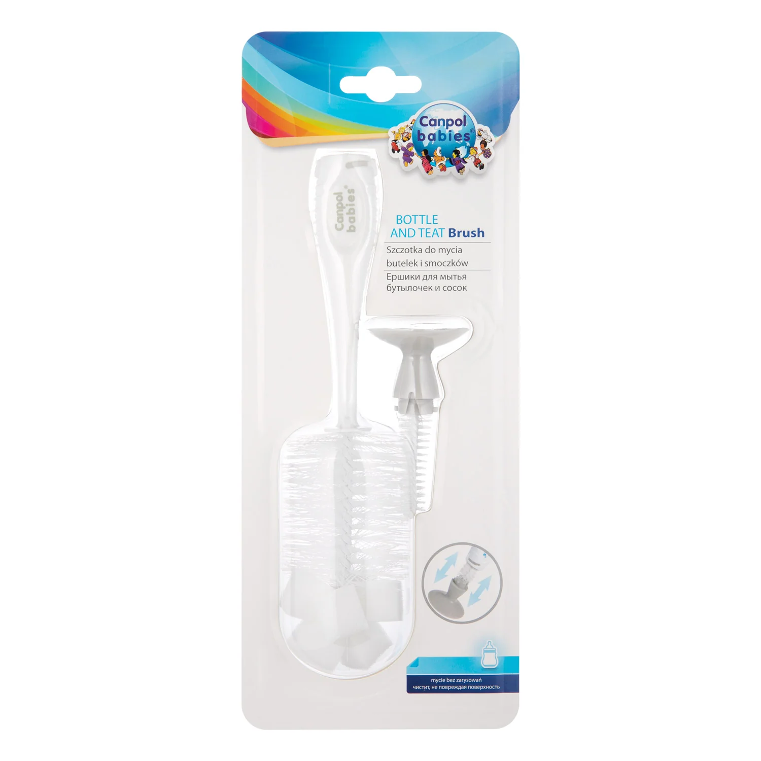 Canpol Babies Brush for Bottles and Teats with Sponge and Sucker 56/122 at Zubaidas Official™ - Image 7