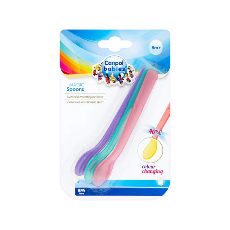 Canpol Babies Color Changing Spoons 3 pieces 9/583 at Zubaidas Official™ - Image 2
