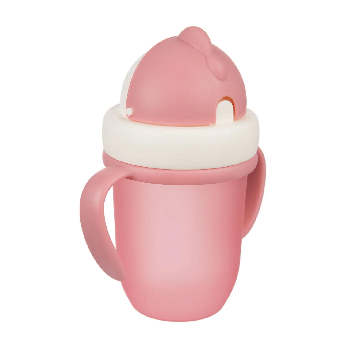 Canpol Babies Cup with Silicone Flip top Straw 210 ML MATTE PASTELS 56/522 at Zubaidas Official™ - Image 2