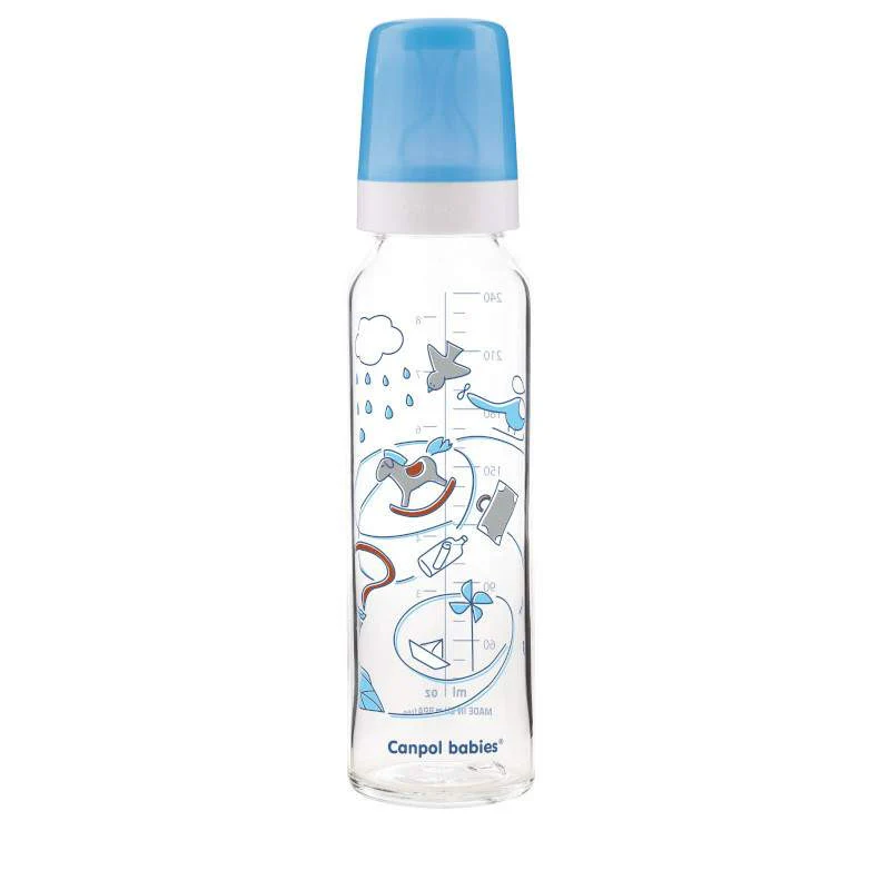 Canpol Babies Glass Narrow Neck Bottle TOYS 240 ML 42/201 at Zubaidas Official™
