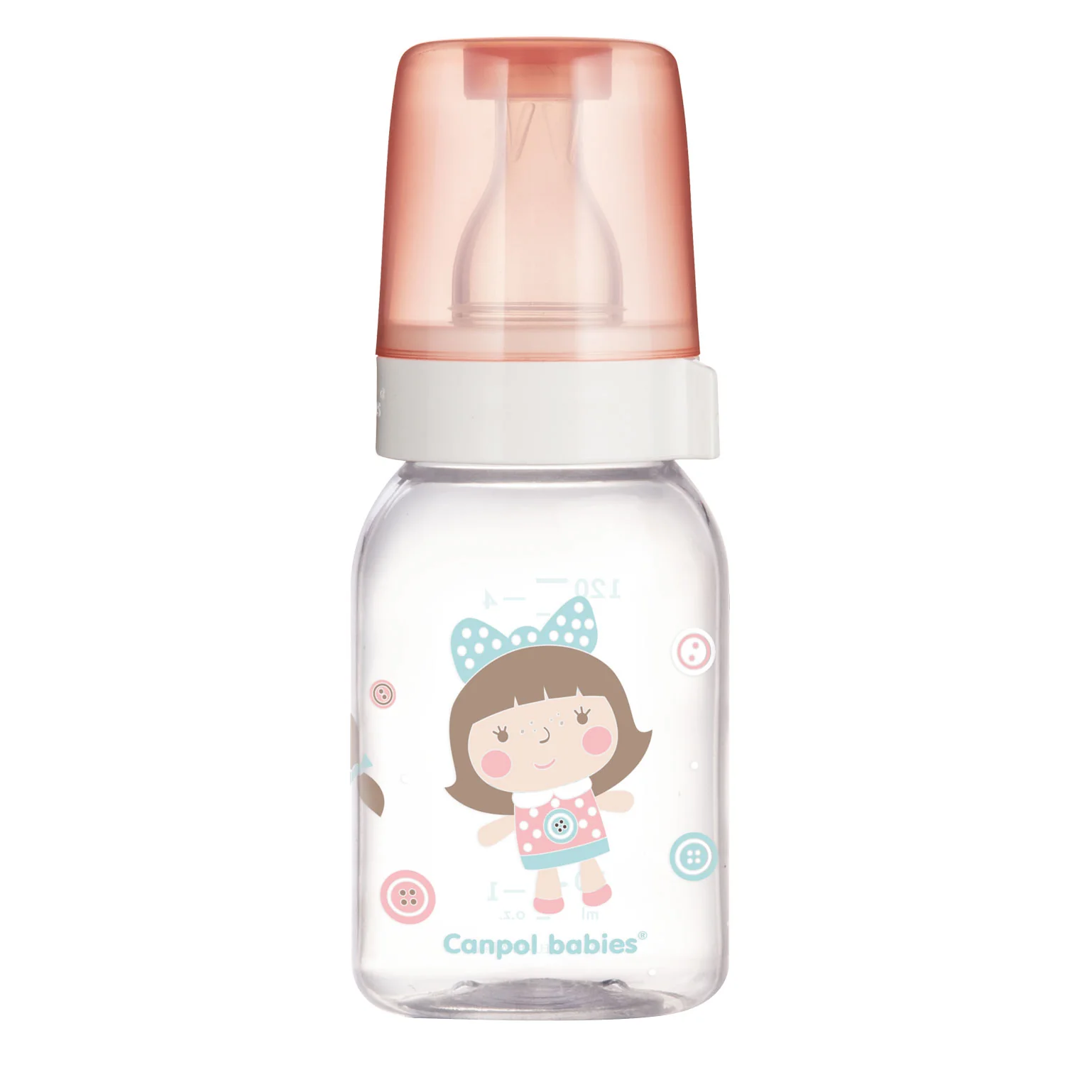 Canpol babies Narrow Neck Glass Bottle 120 ML TOYS 42/202 at Zubaidas Official™
