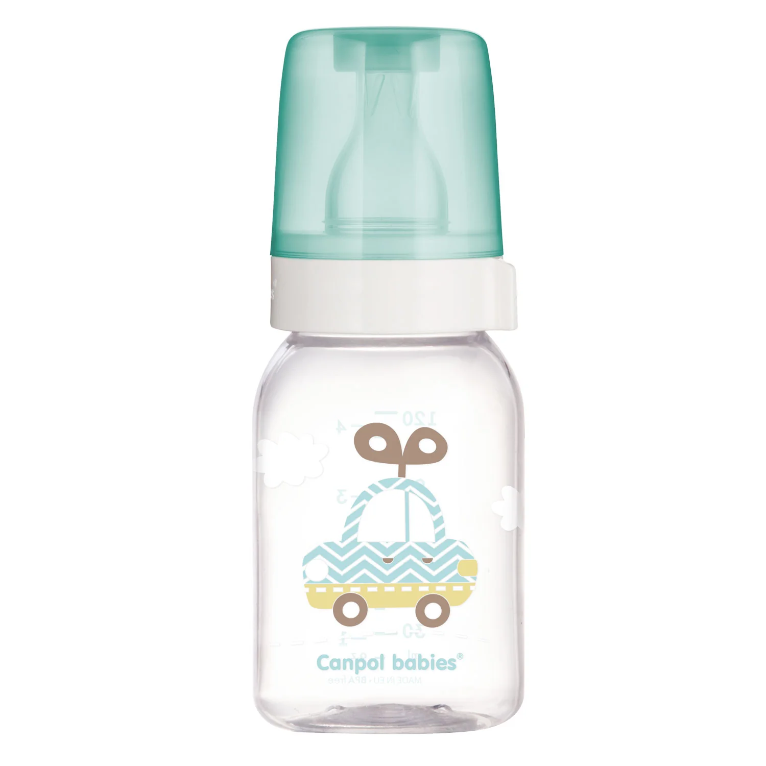 Canpol babies Narrow Neck Glass Bottle 120 ML TOYS 42/202 at Zubaidas Official™ - Image 2