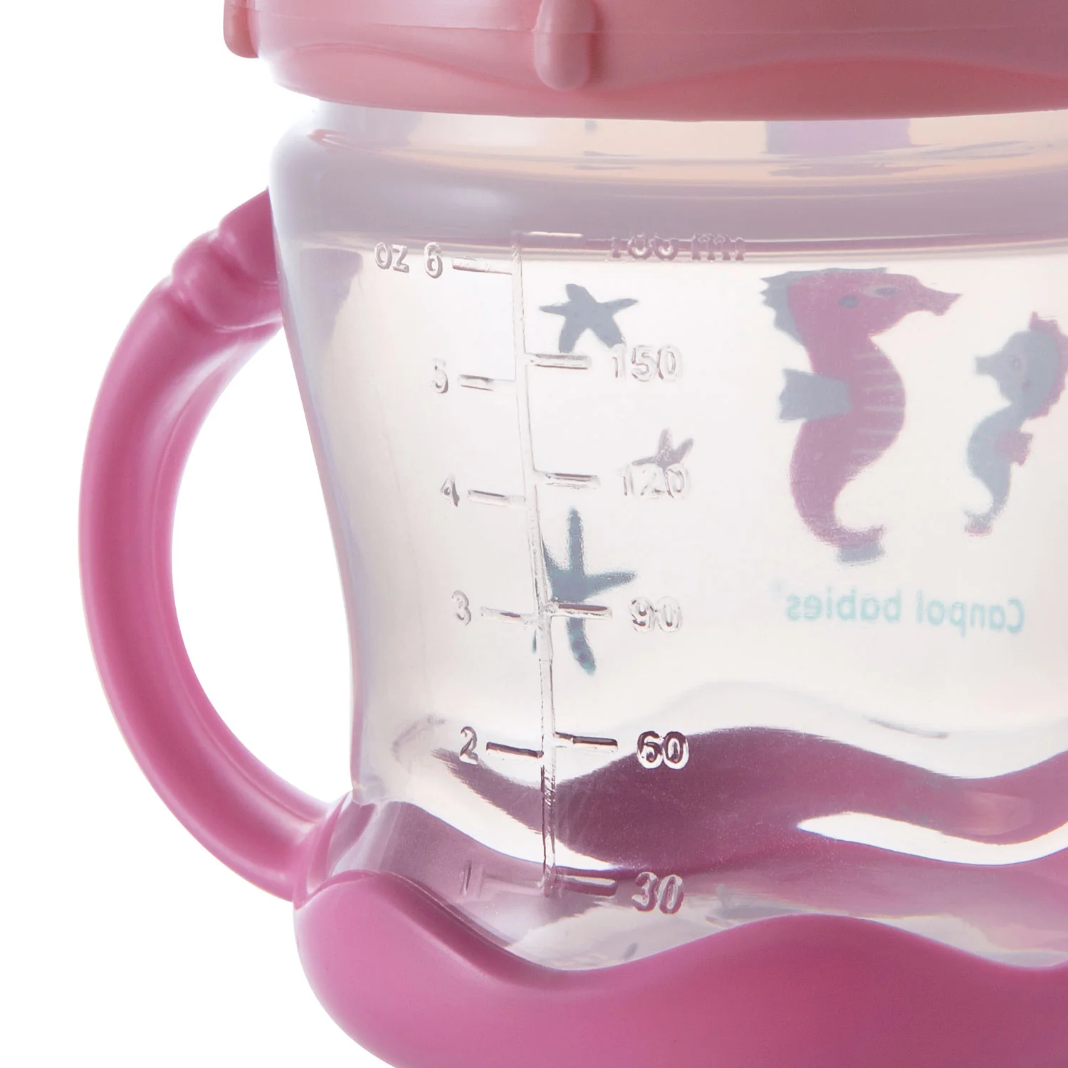 Canpol Babies Non Spill Cup Silicon Spout 180 ML LOVE & SEA Pink 57/300 at Zubaidas Official™ - Image 5