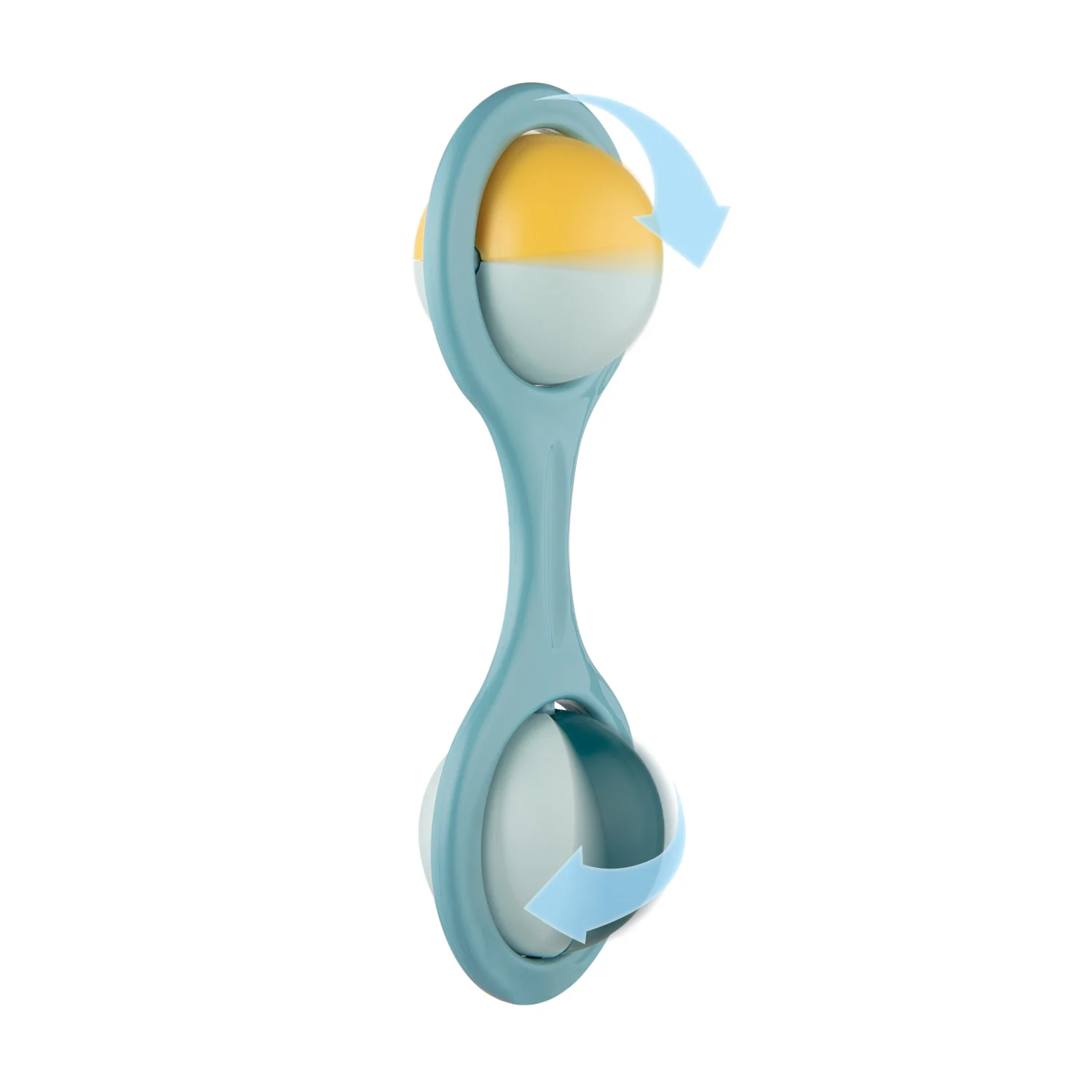 Canpol Babies Rattle with Rotating Elements BARBELL Turquoies 56/153 at Zubaidas Official™ - Image 3