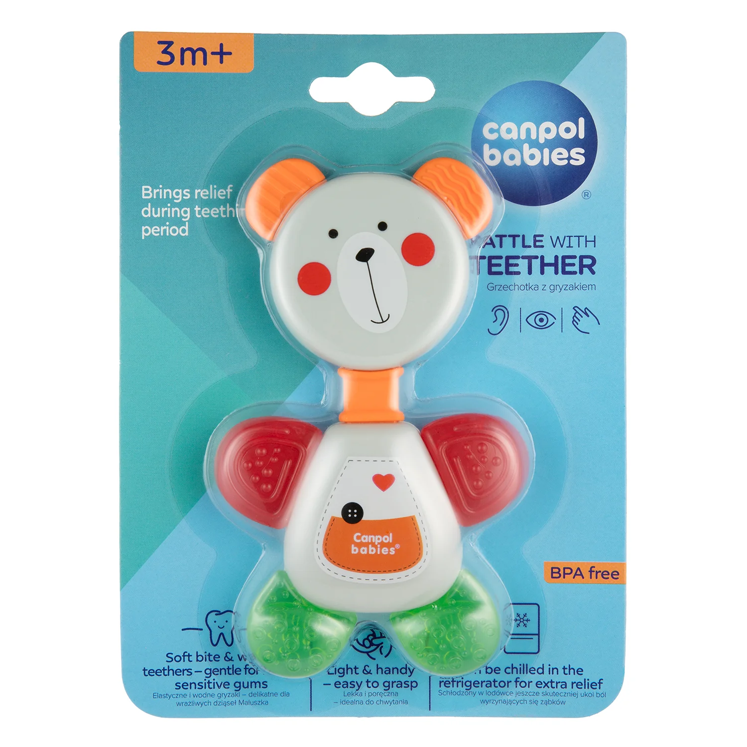 Canpol Babies Rattle with Water Teether BEAR 56/139 at Zubaidas Official™ - Image 7