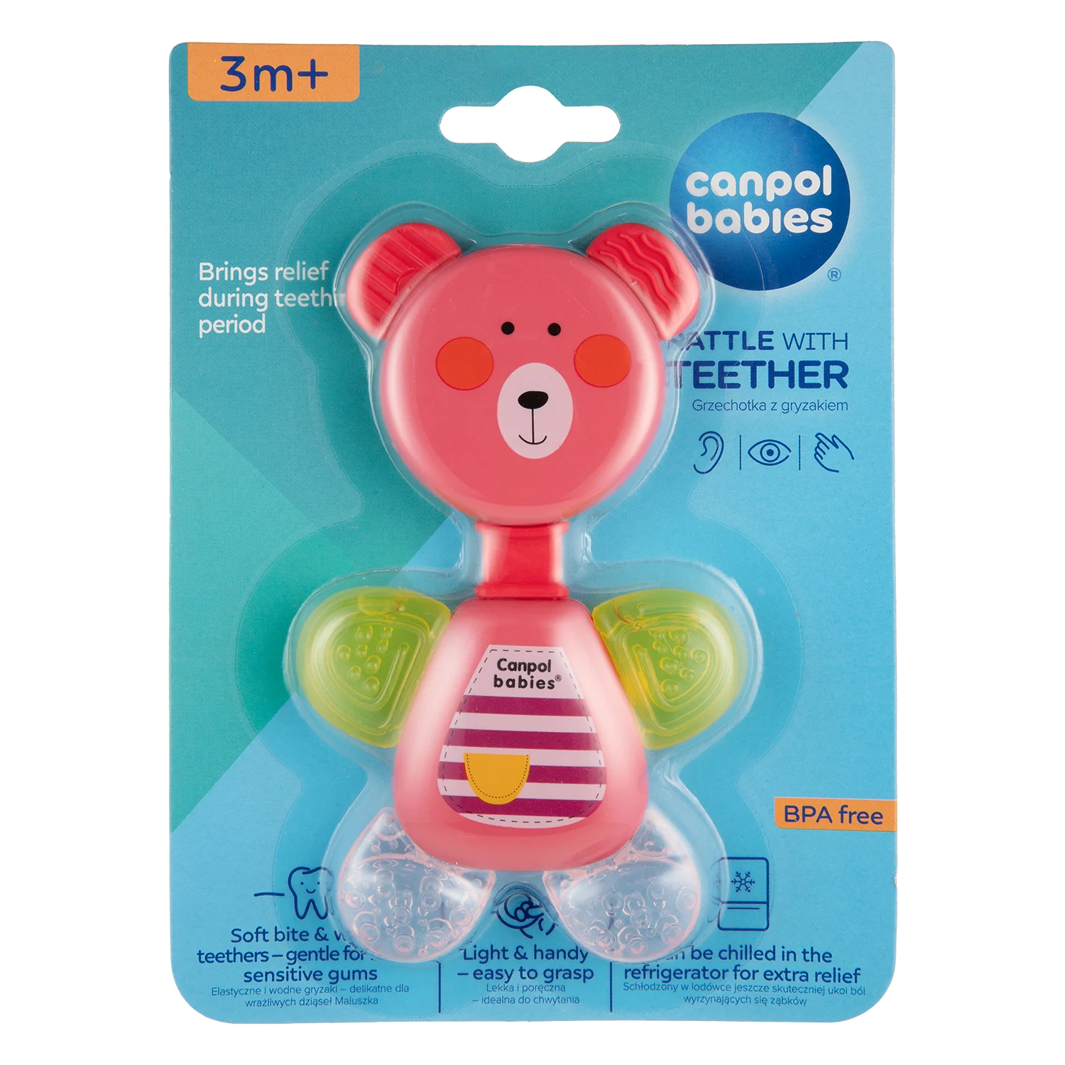 Canpol Babies Rattle with Water Teether BEAR 56/139 at Zubaidas Official™ - Image 9
