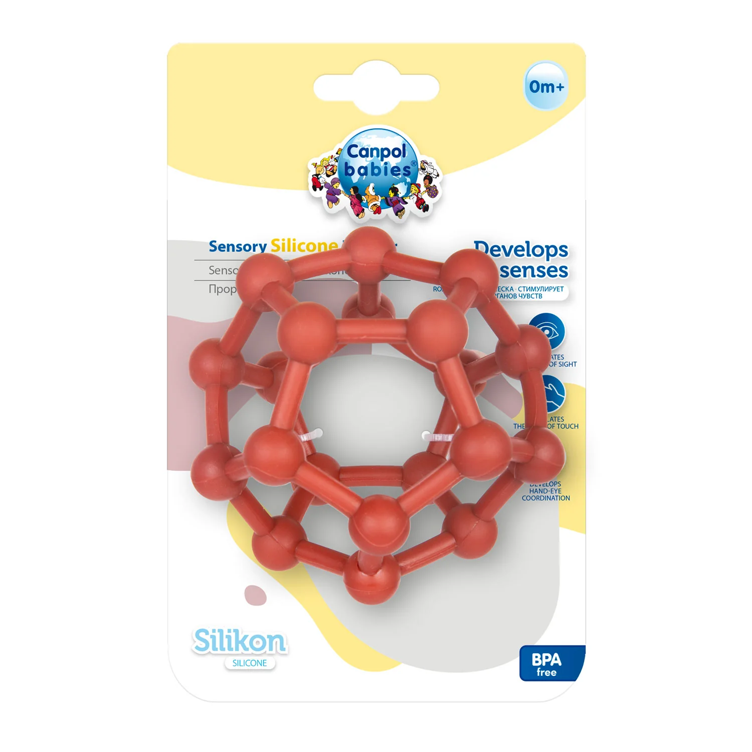 Canpol Babies Sensory Silicone Teether GEOMETRIC 80/302 at Zubaidas Official™ - Image 4