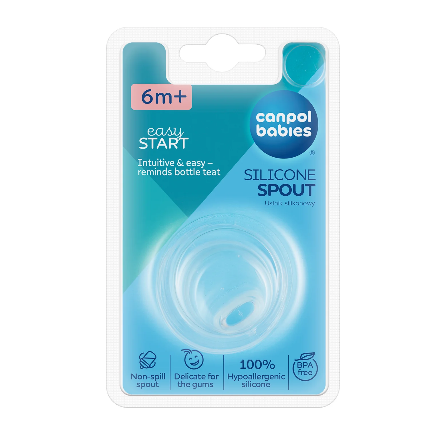 Canpol Babies Silicon Training Spout for Wide Neck Bottle 1 piece 56/600 at Zubaidas Official™ - Image 4
