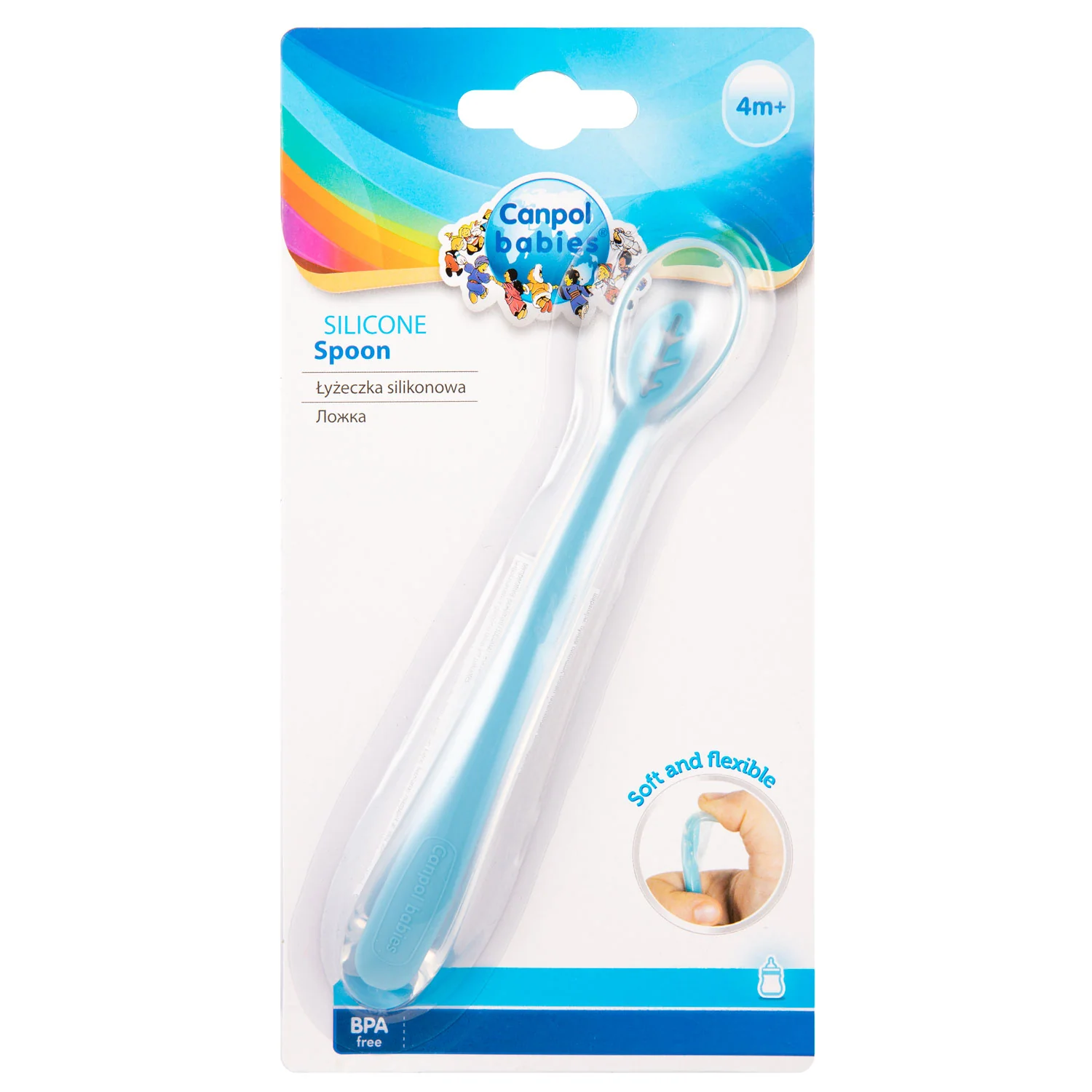 Canpol Babies Silicone Spoon Blue 51/010 at Zubaidas Official™ - Image 3
