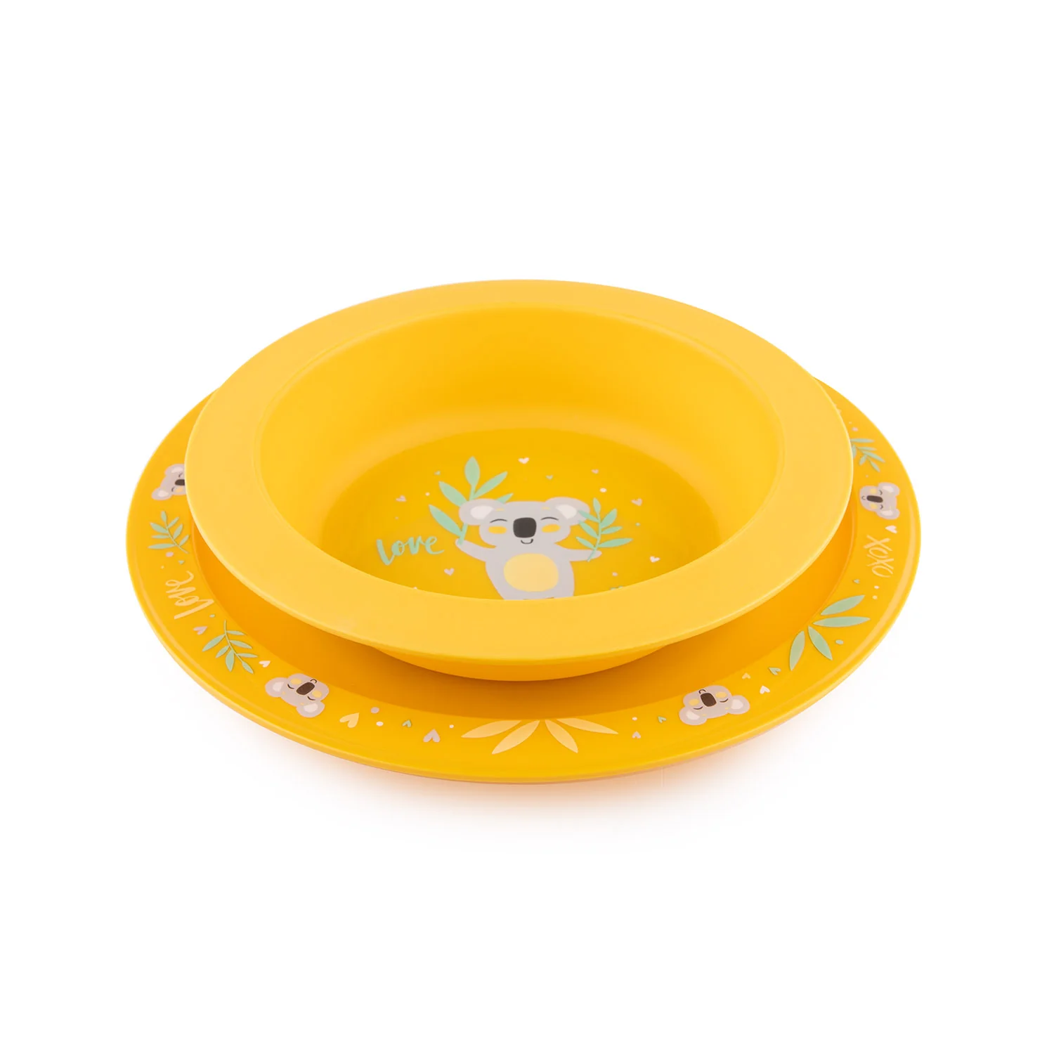 Canpol Babies Tableware Set of 2 Elements EXOTIC ANIMALS Yellow 56/523 at Zubaidas Official™