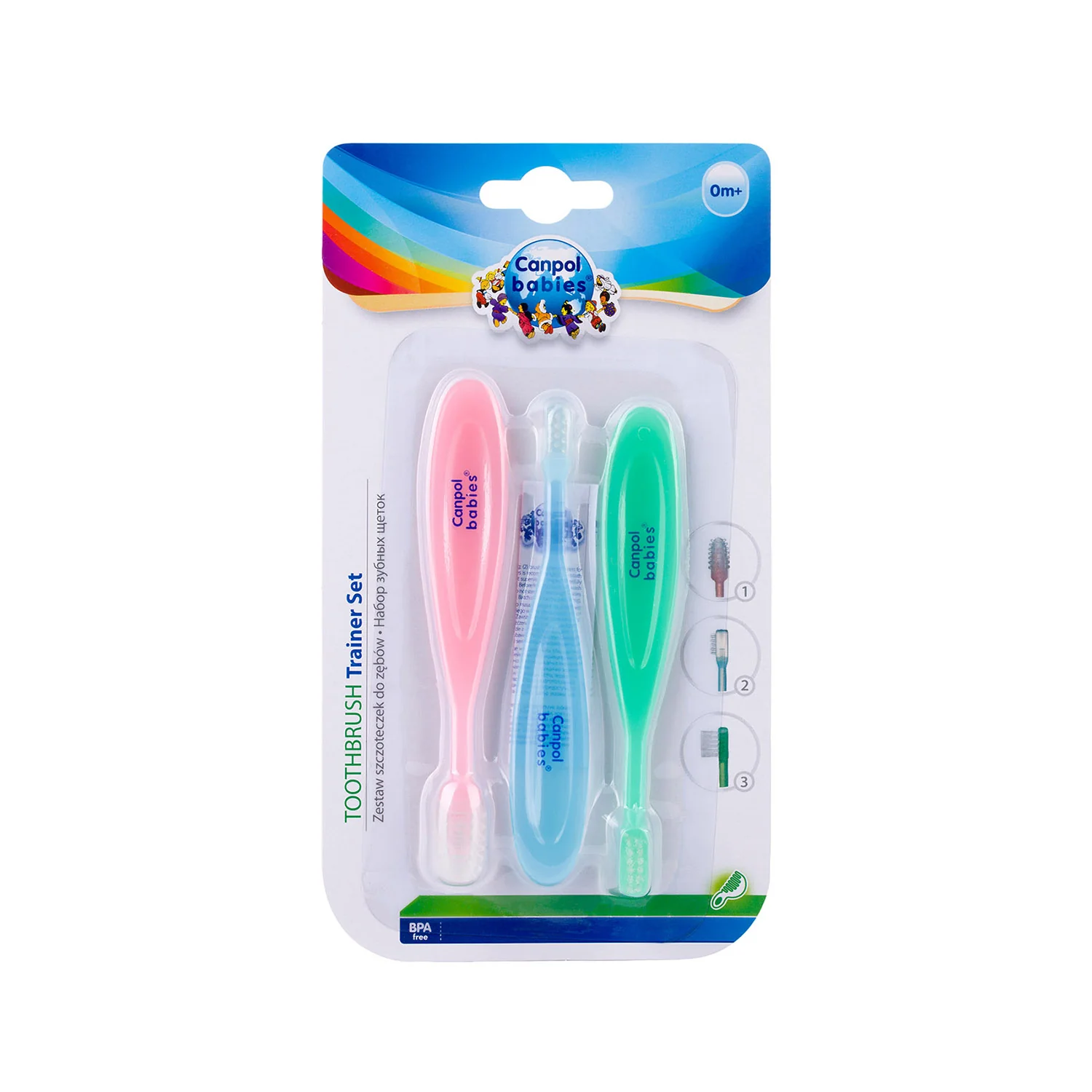 Canpol Babies Toothbrush Training Set 2/421 at Zubaidas Official™ - Image 3