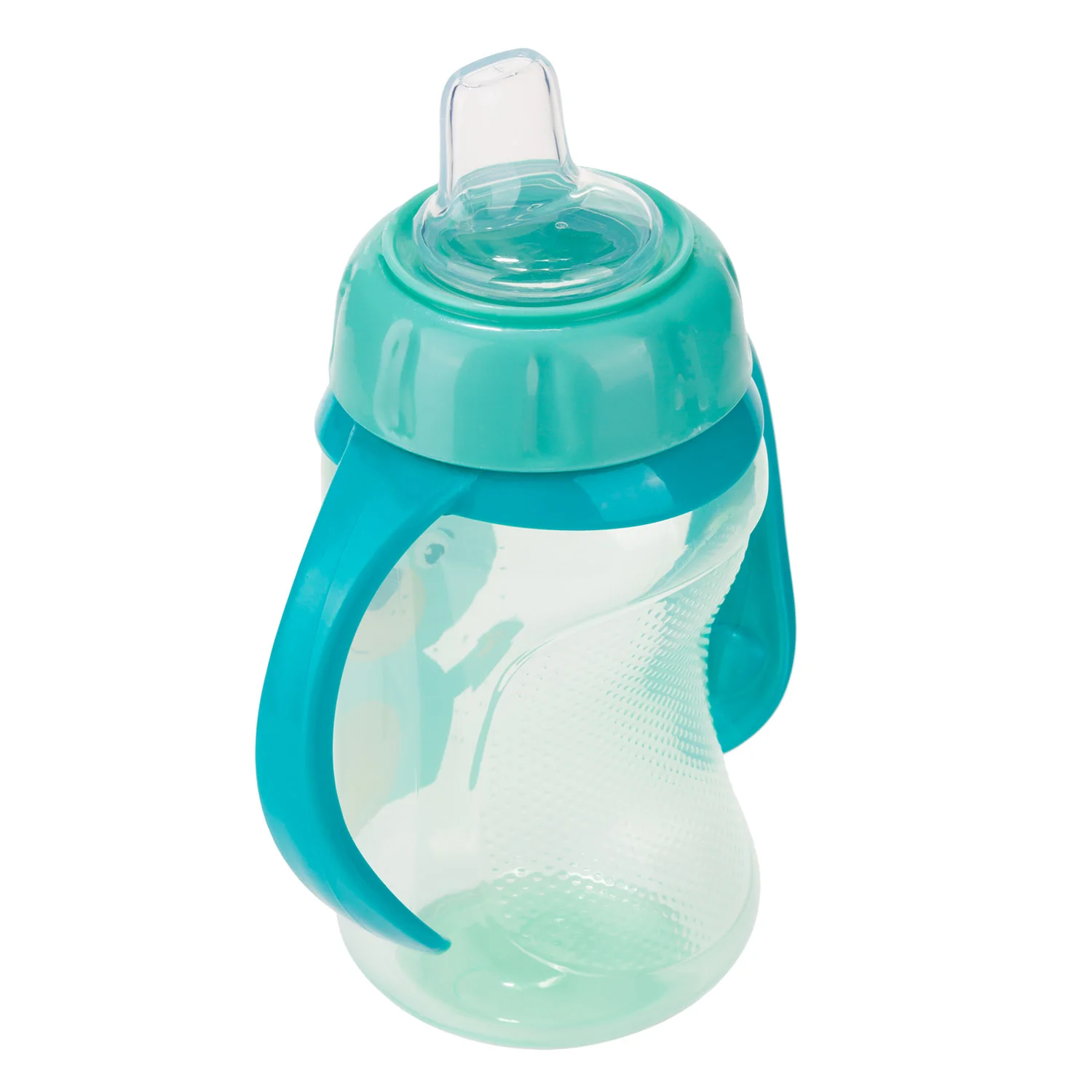 Canpol Babies Training Cup Silicon Spout 320 ML CUTE ANIMALS Turquoise 56/512 at Zubaidas Official™ - Image 3
