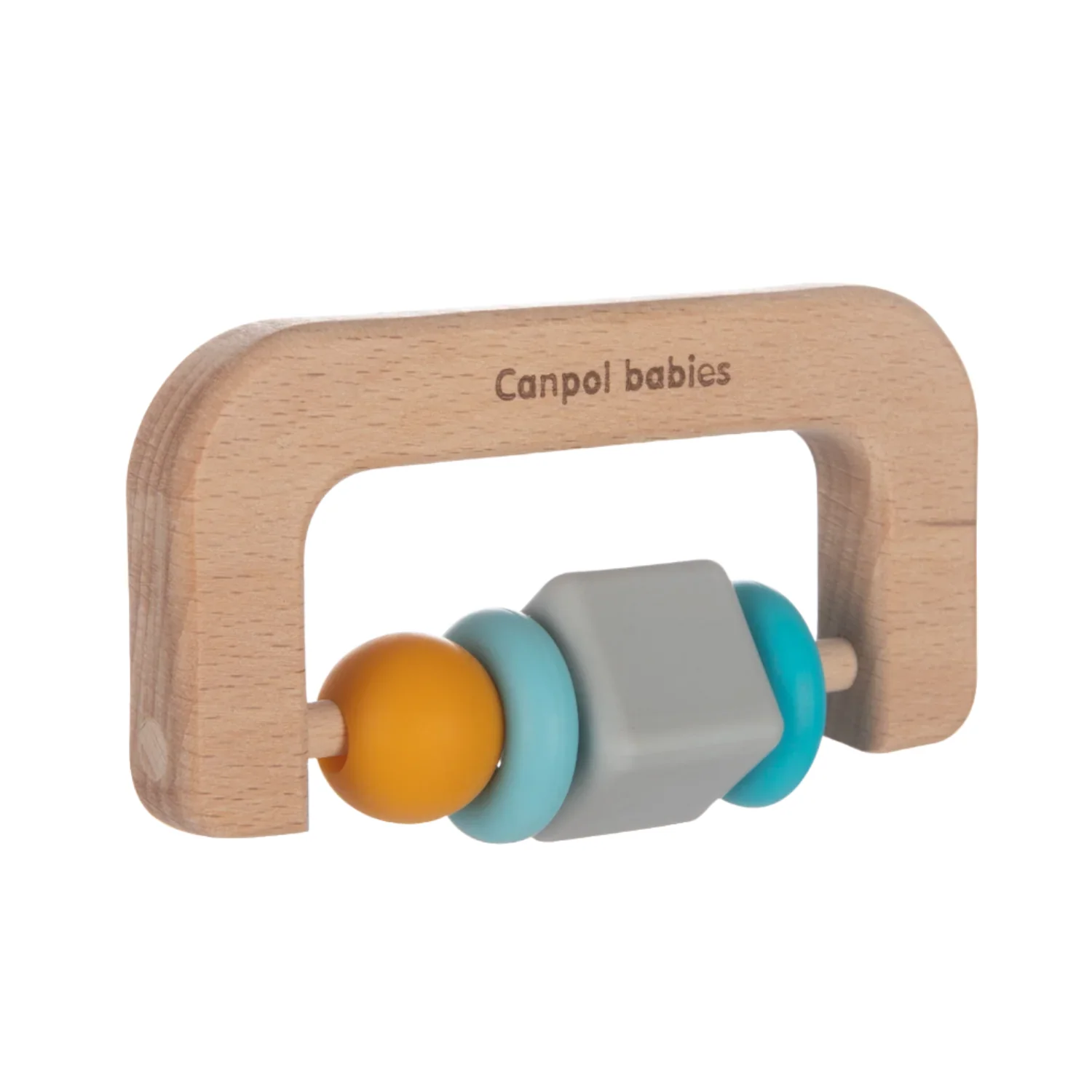Canpol Babies Wooden Silicone Teether 80/301 at Zubaidas Official™
