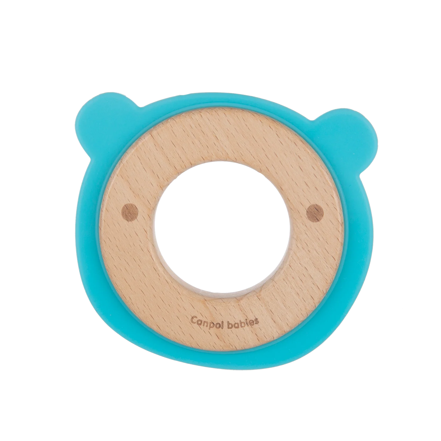 Canpol babies Wooden Silicone Teether BEAR 80/304 at Zubaidas Official™ - Image 2