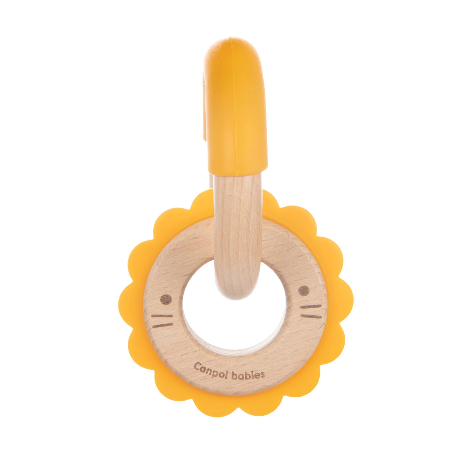 Canpol babies Wooden Silicone Teether LION 80/300 at Zubaidas Official™ - Image 2