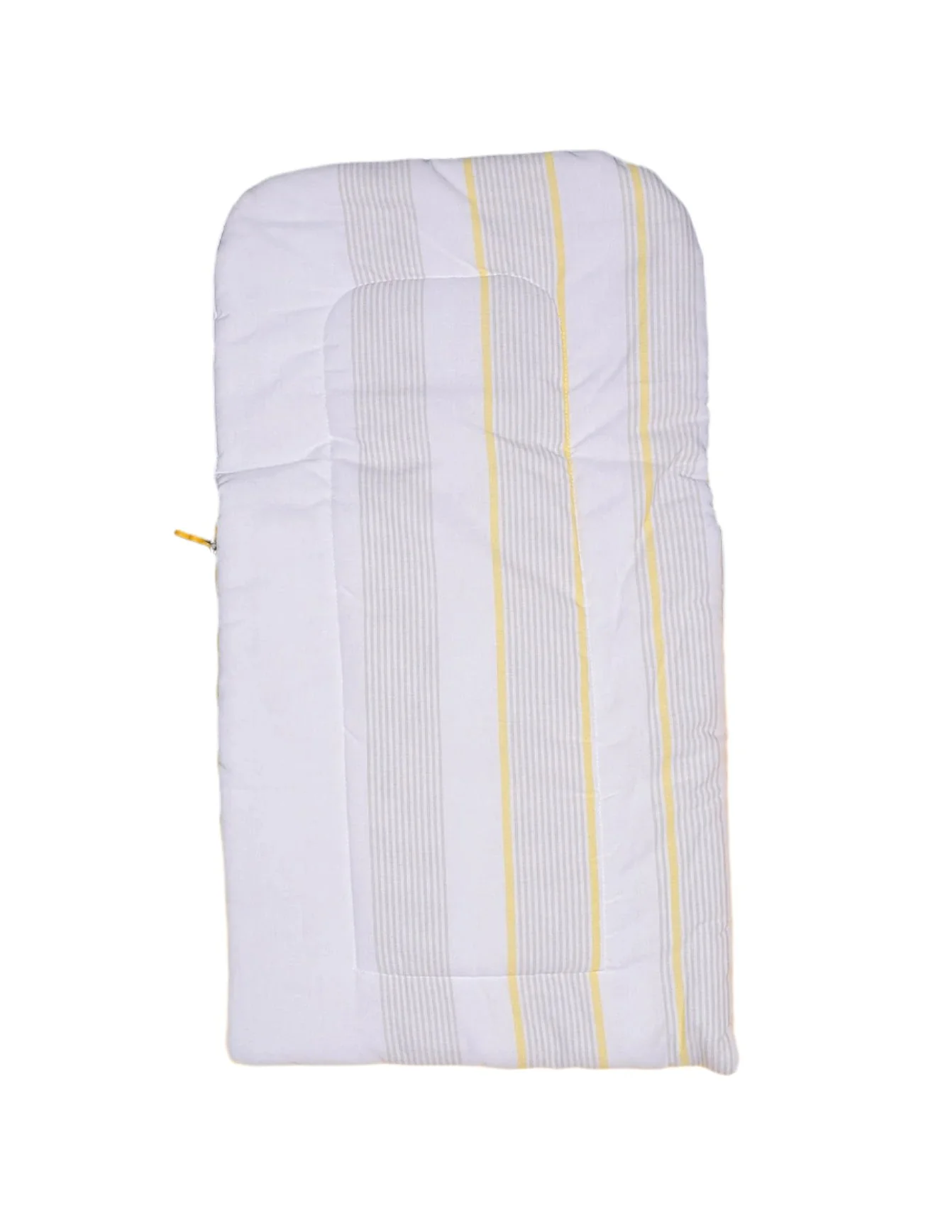 Zubaida's Carry Nest with Lilac and Yellow Stripes - Image 3