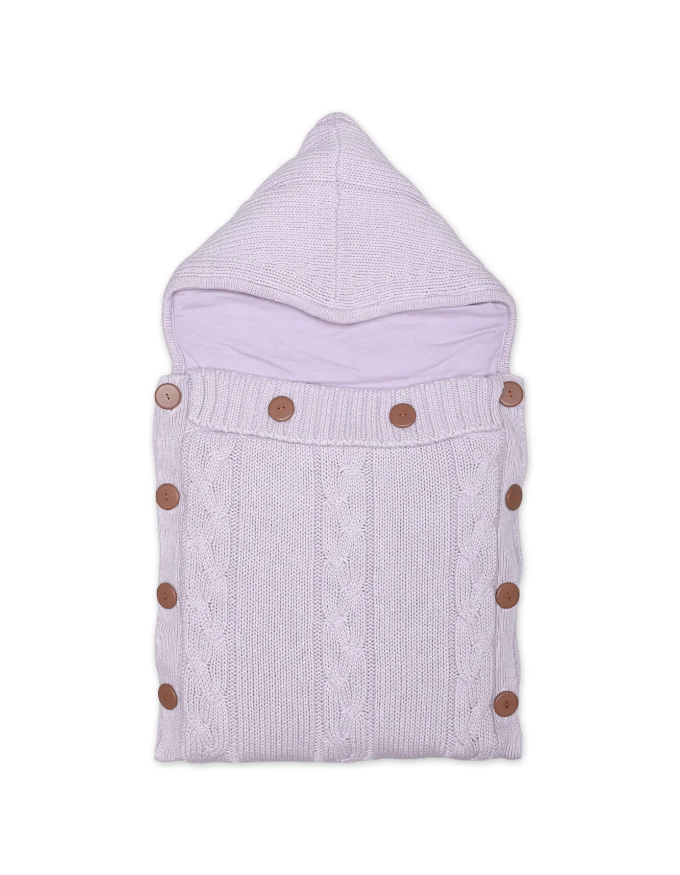 Zubaida's Carry Nest Woolen Lilac