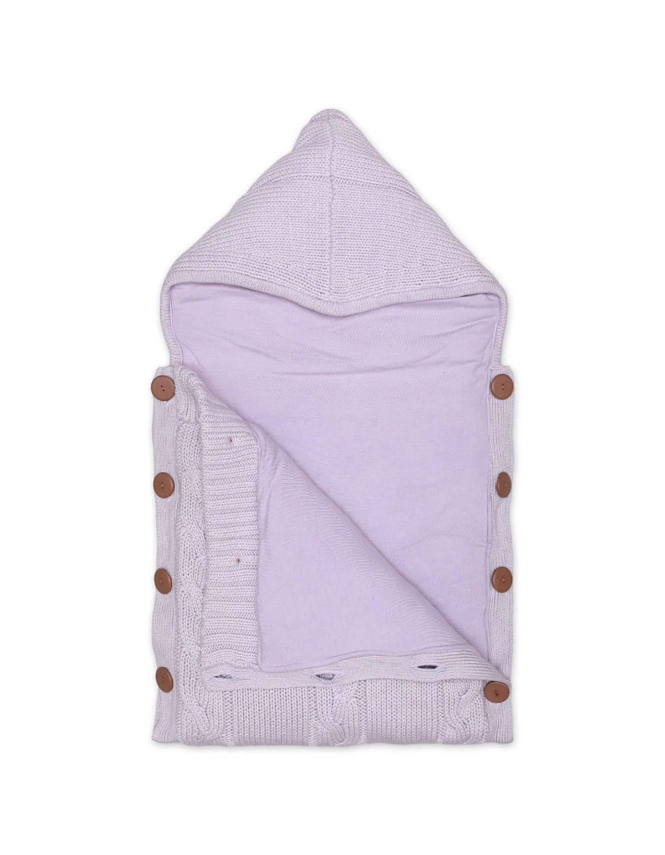 Zubaida's Carry Nest Woolen Lilac - Image 2