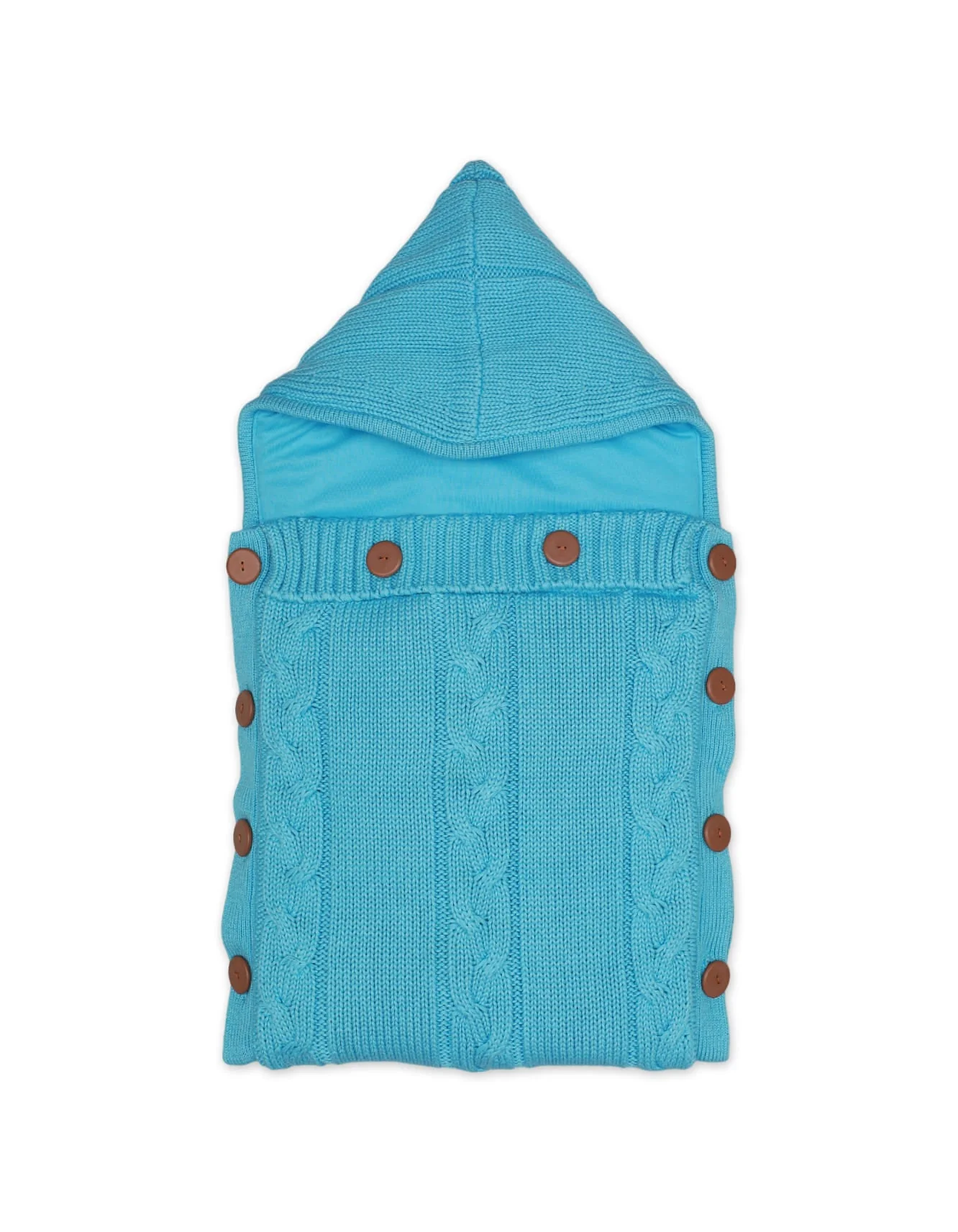 Zubaida's Carry Nest Woolen Sky Blue