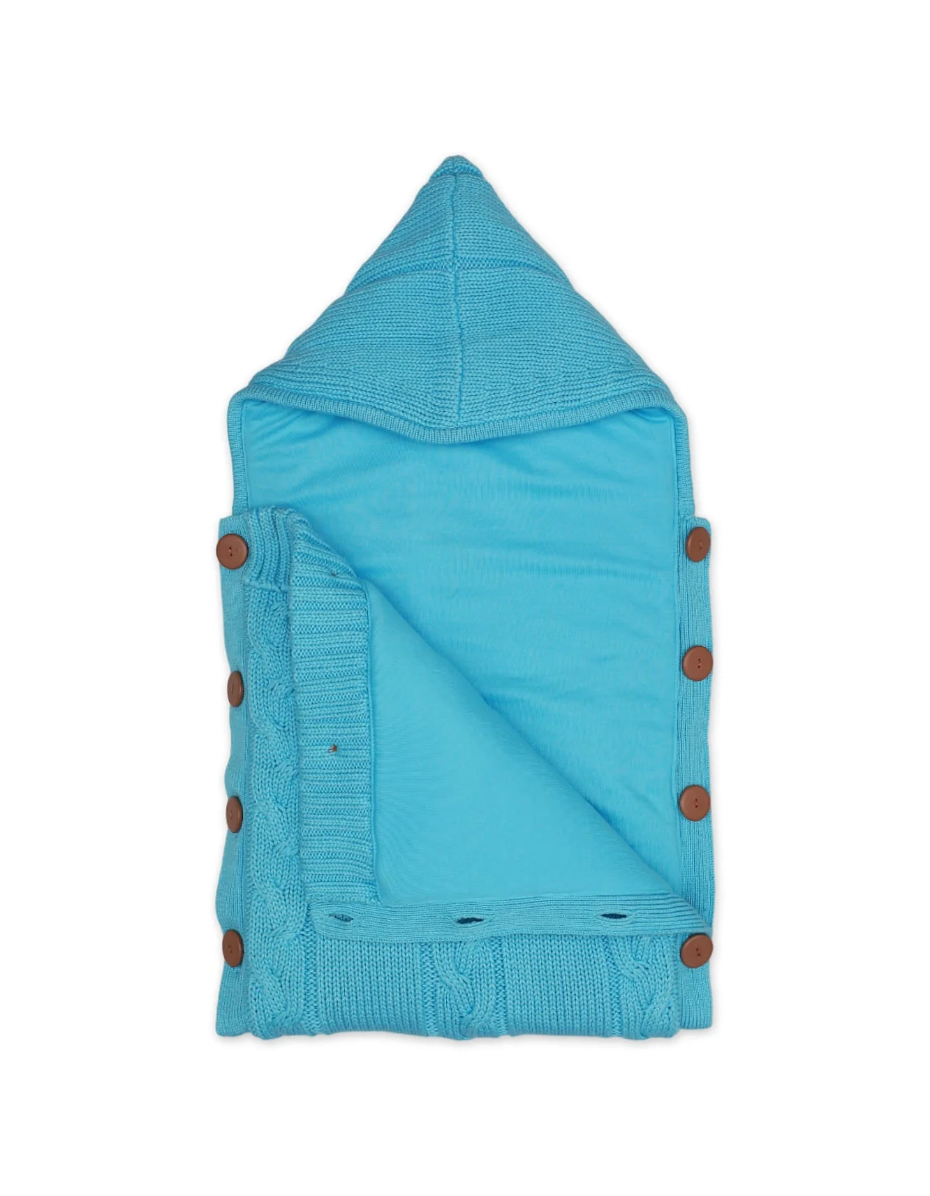 Zubaida's Carry Nest Woolen Sky Blue - Image 2
