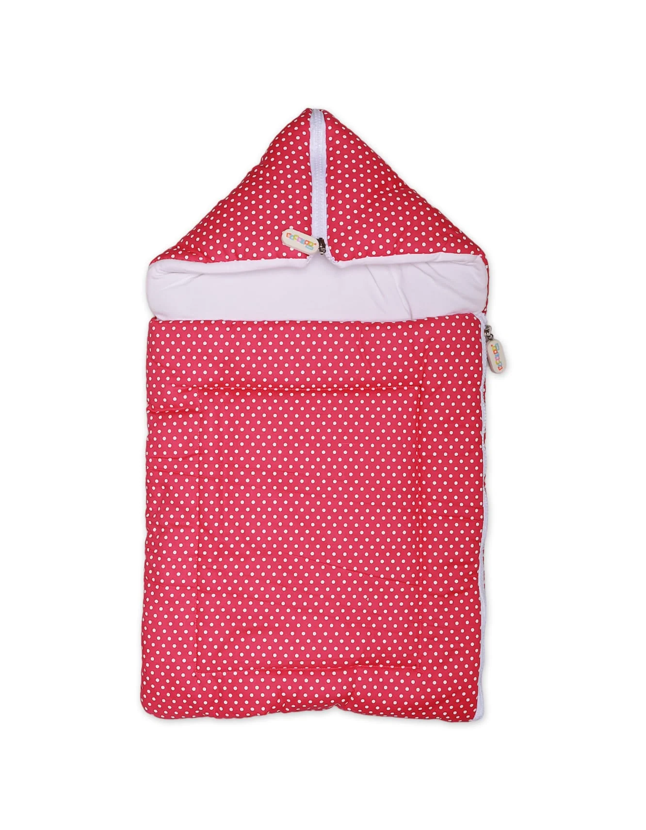 Zubaida's Carry Nest Zipper Pink Polka