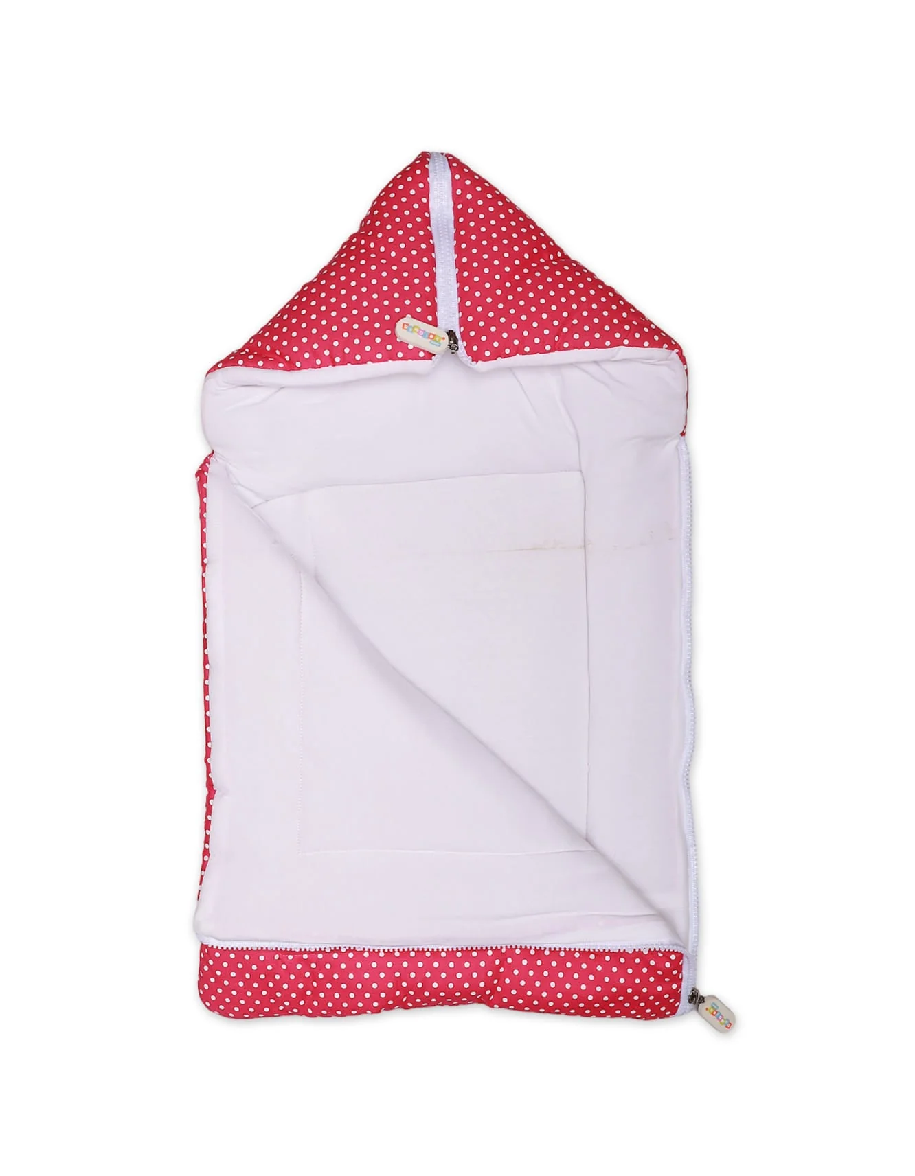 Zubaida's Carry Nest Zipper Pink Polka - Image 2