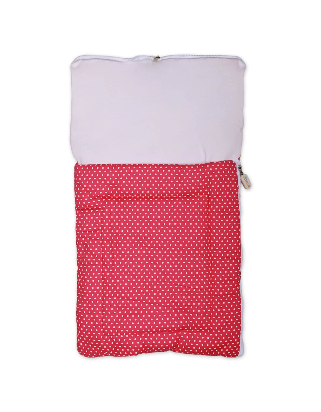 Zubaida's Carry Nest Zipper Pink Polka - Image 3