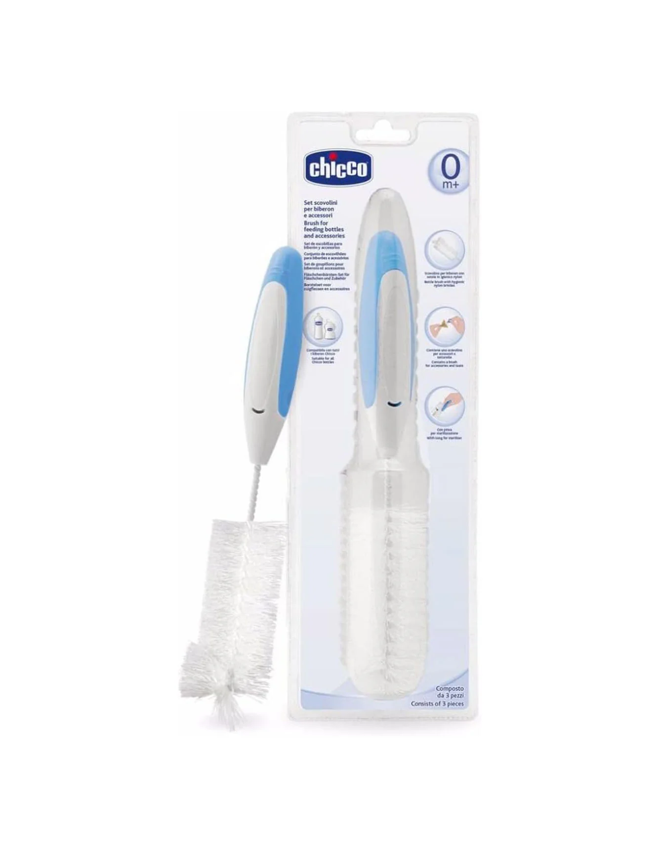 Chicco Bottle Brush 3 In 1 00069189200000 at Zubaidas Official™