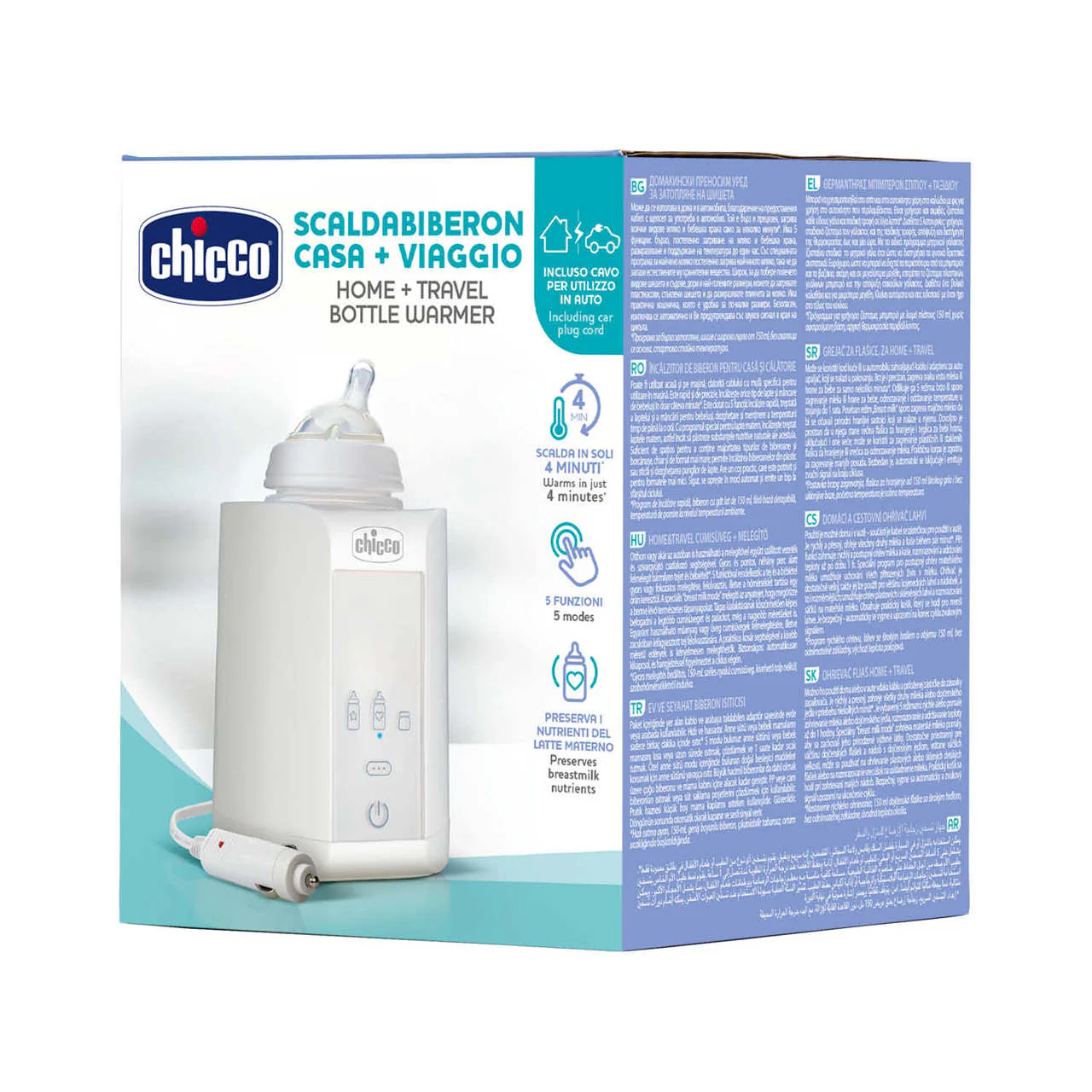 Chicco Bottle Warmer Home + Travel 00007389100000 at Zubaidas Official™