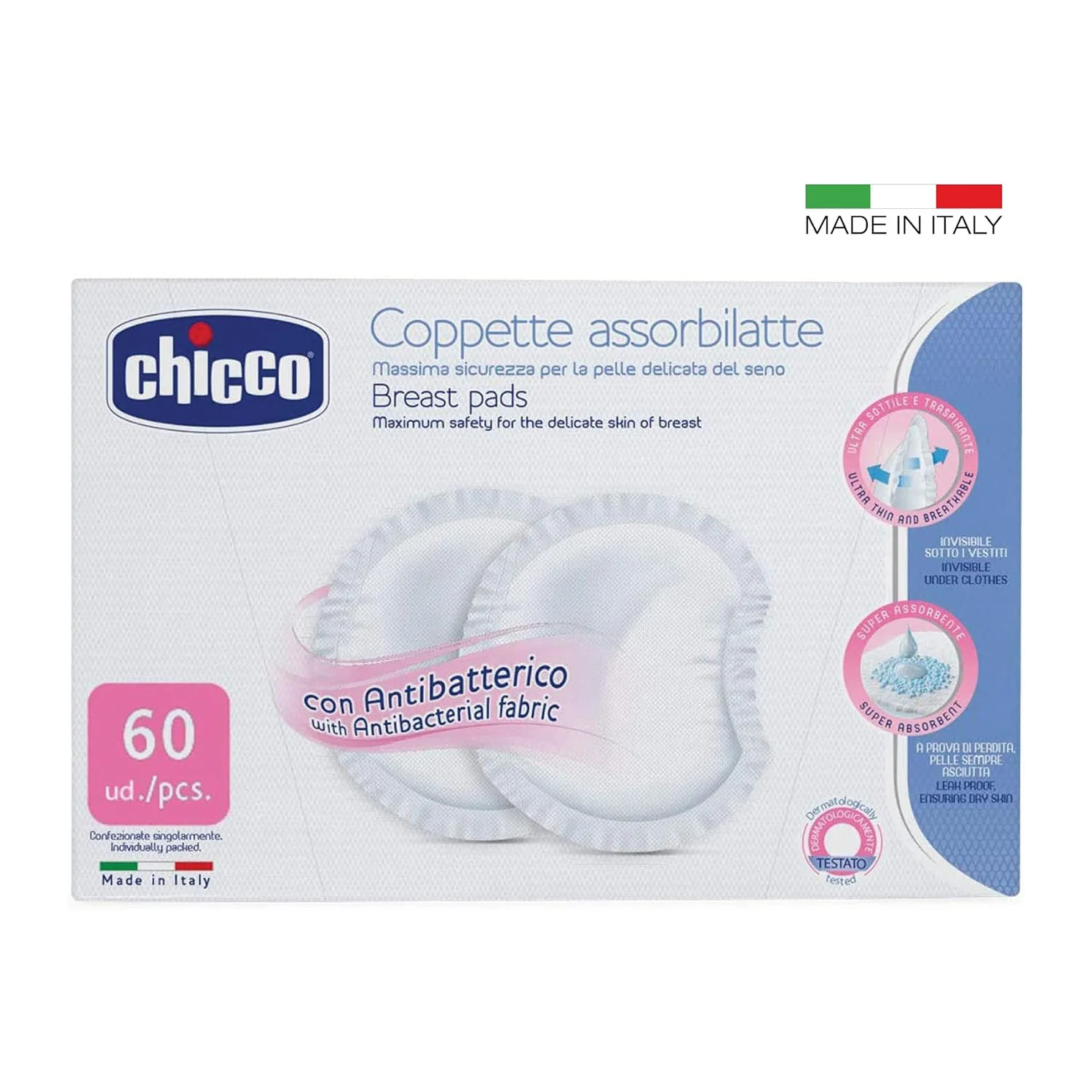 Chicco Breast Pads 60 Pieces 00061773000000 at Zubaidas Official™ - Image 6