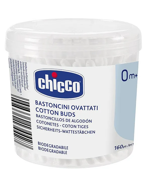 Chicco® Cotton Buds 160Pcs 00010442000000 at Zubaidas Official™ Pakistan - Image 2