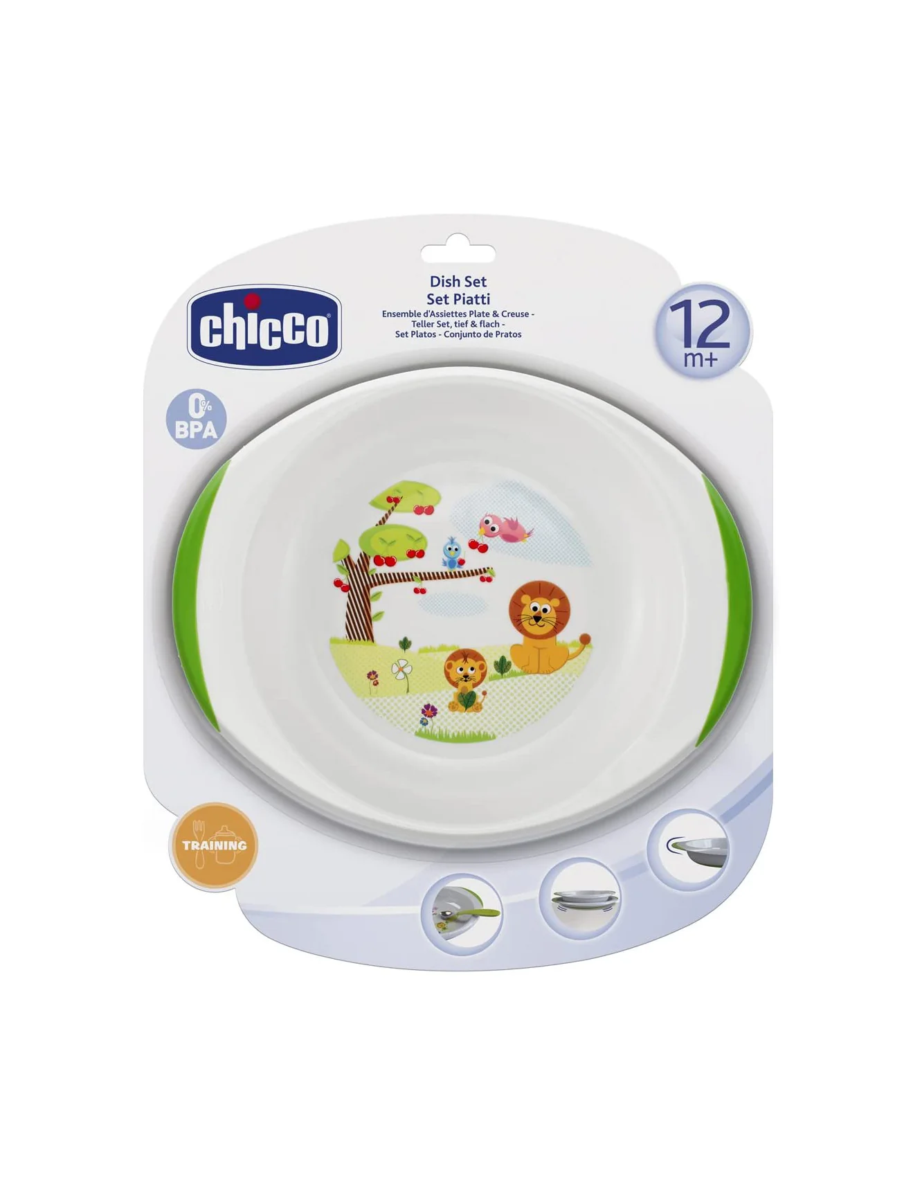 Chicco Dish Set 12 M+ 00006827000000 at Zubaidas Official™