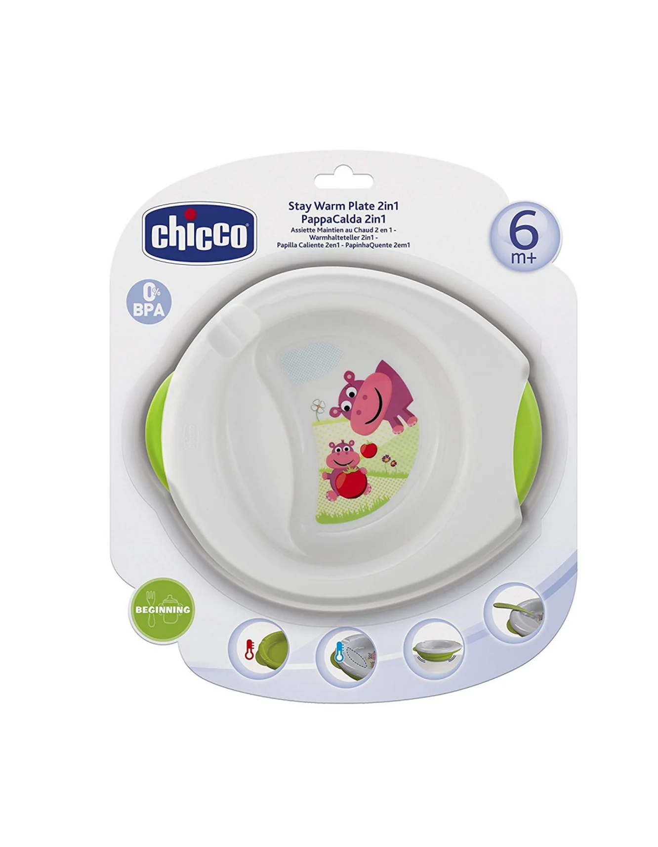 Chicco Stay Warm Plate 2 In 1 6 M+ 00006826000000 at Zubaidas Official™
