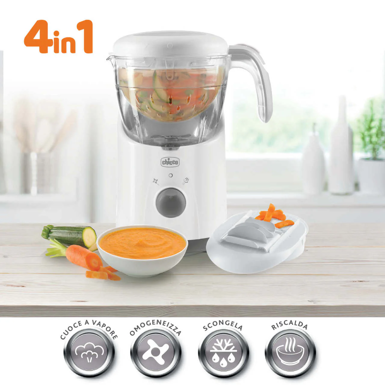 Chicco Steam Cooker Easy Meal 00007656000000 at Zubaidas Official™ - Image 2