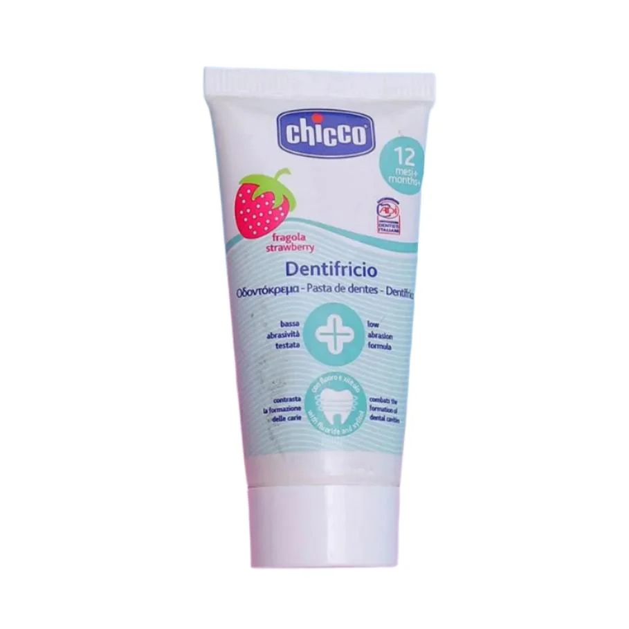 Zubaida's Chicco Toothpaste Strawberry 12M+ 15ML (Chi-00091035900000) - Image 2