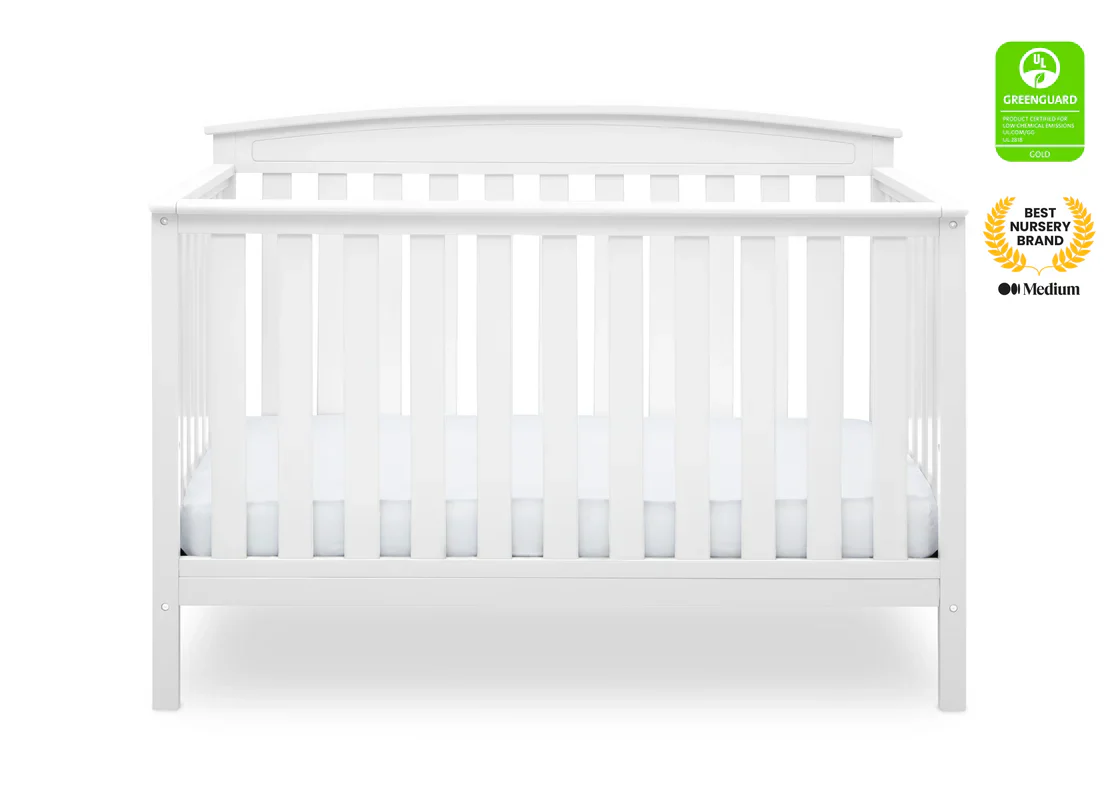 Delta Children Gateway Convertible Crib 7312-100 White at Zubaidas - Image 3