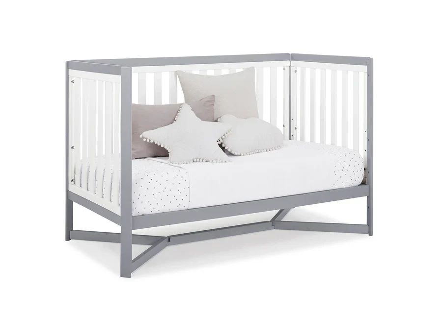 Delta Children Tribeca Convertible Crib 6792-027 White with Grey at Zubaidas - Image 5