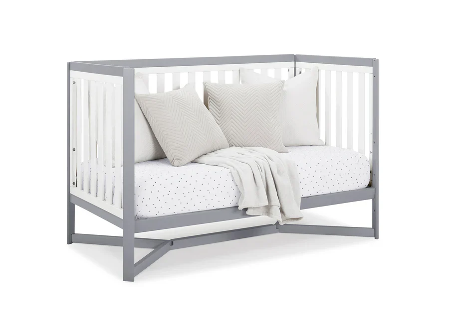 Delta Children Tribeca Convertible Crib 6792-027 White with Grey at Zubaidas - Image 6