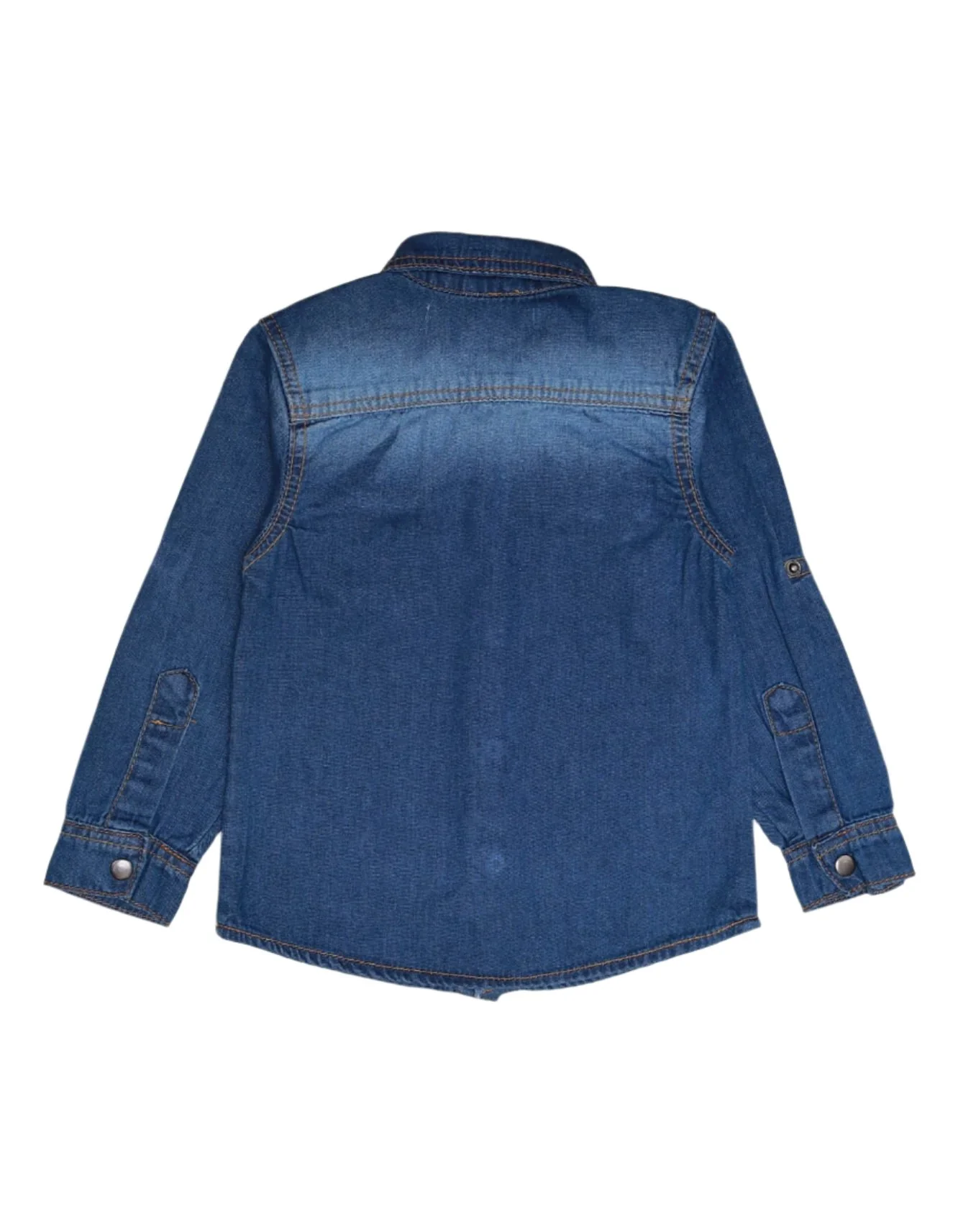 Zubaida's Denim Shirt Blue for Boys - Toddler - Image 3