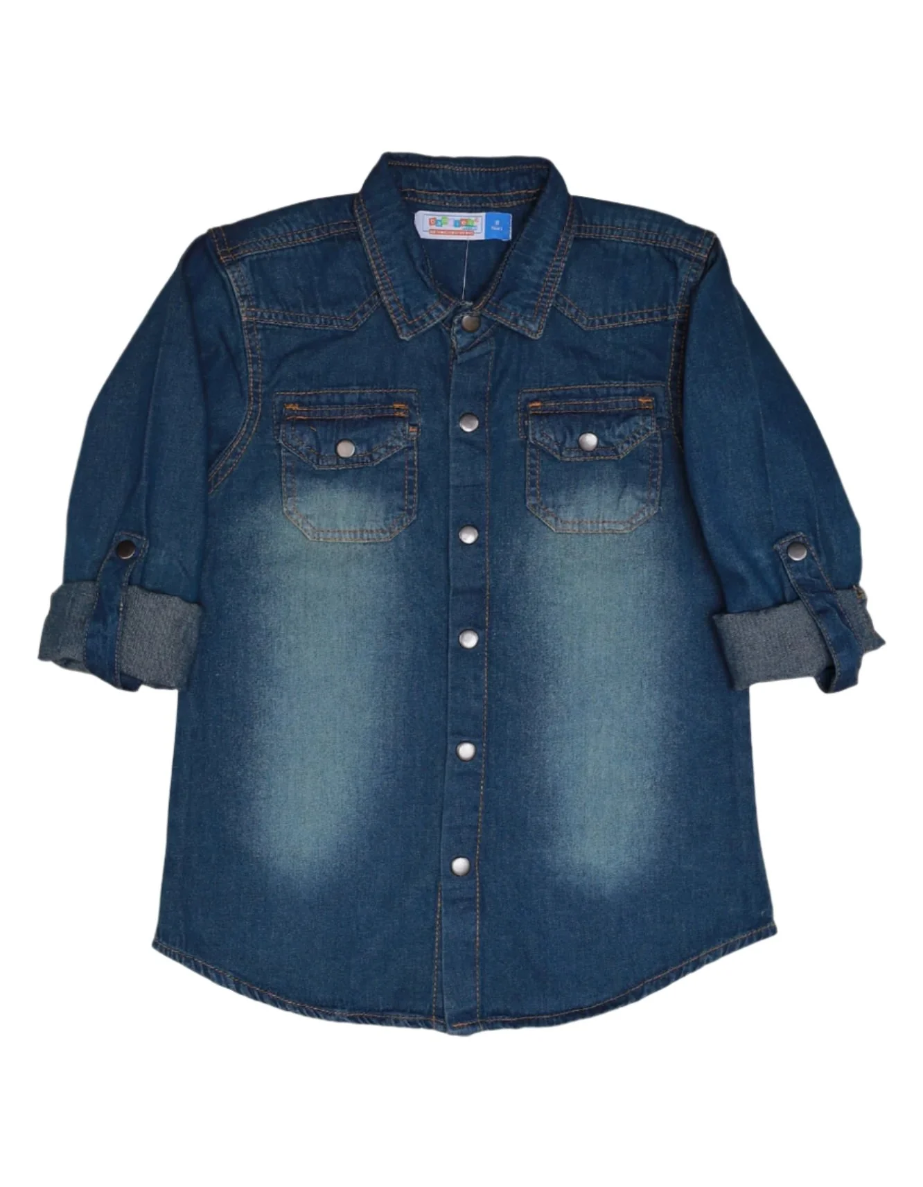 Zubaida's Denim Shirt for Boys - Toddler - Image 2