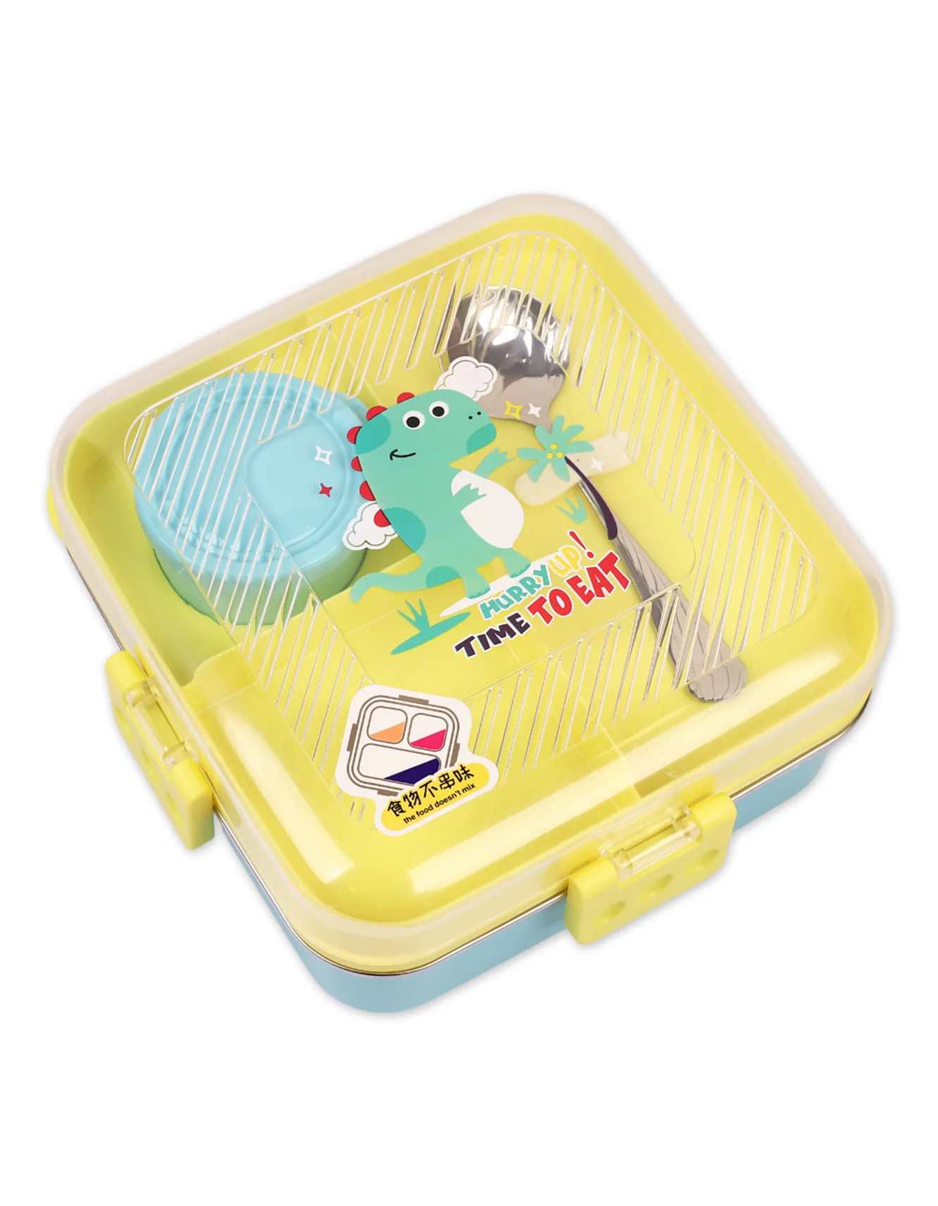 Lunch Box Dino Stainless Steel at Zubaidas Official™ Pakistan