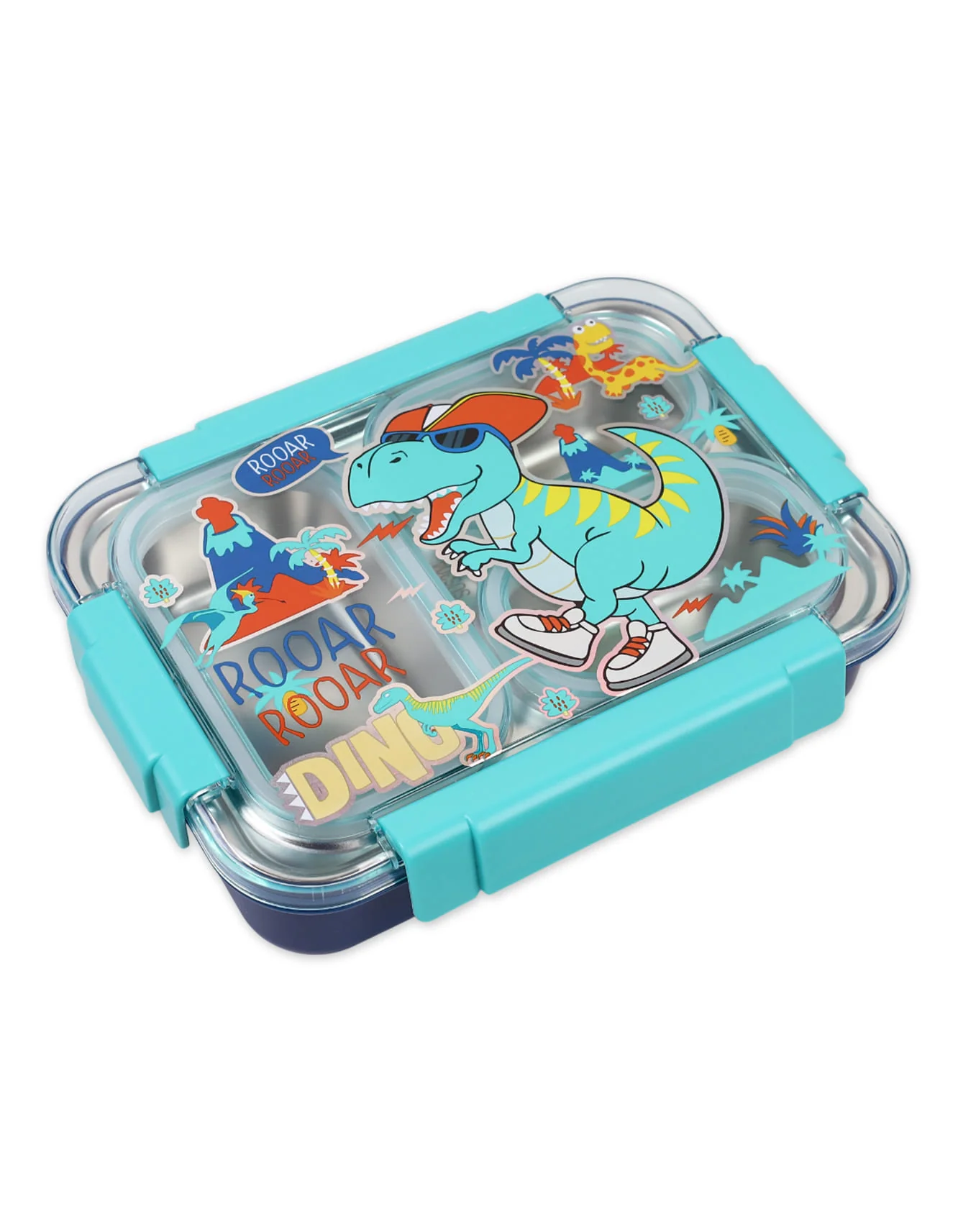 Lunch Box Dino Stainless Steel at Zubaidas Official™ Pakistan