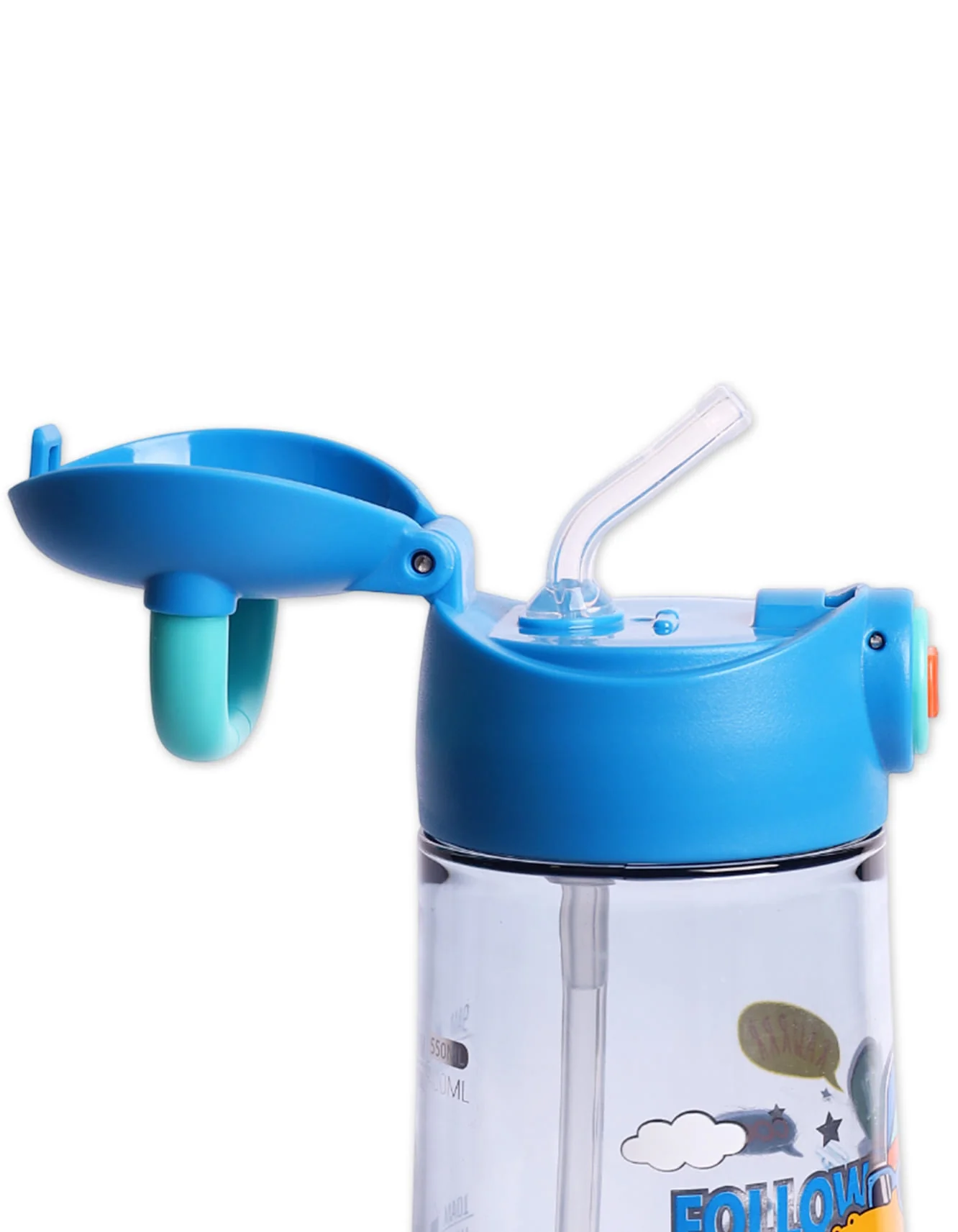Water Bottle Dino with Straw at Zubaidas Official™ Pakistan - Image 3