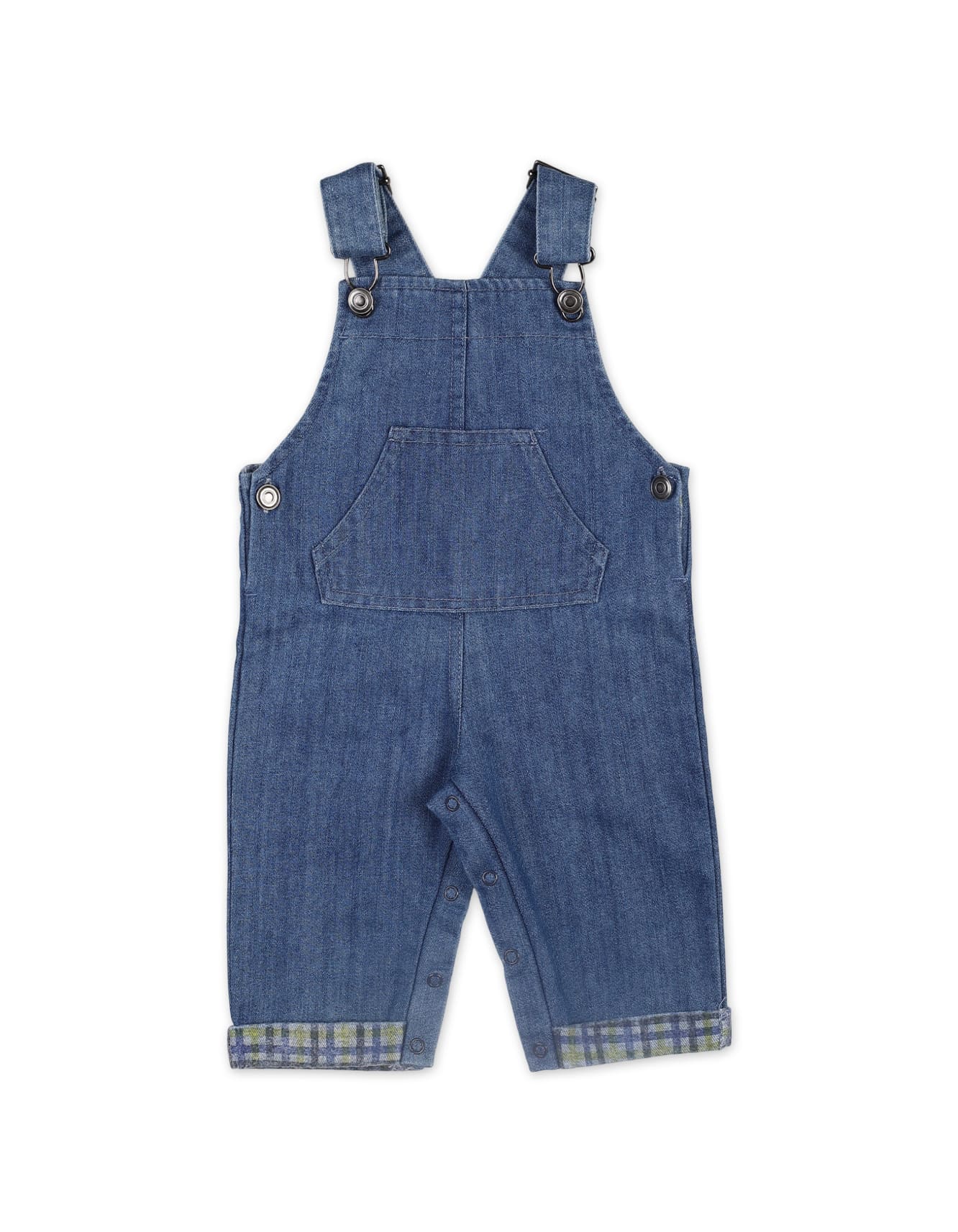 Dungaree Winter Suit Bambies Denim Blue and Cream at Zubaidas - Image 2